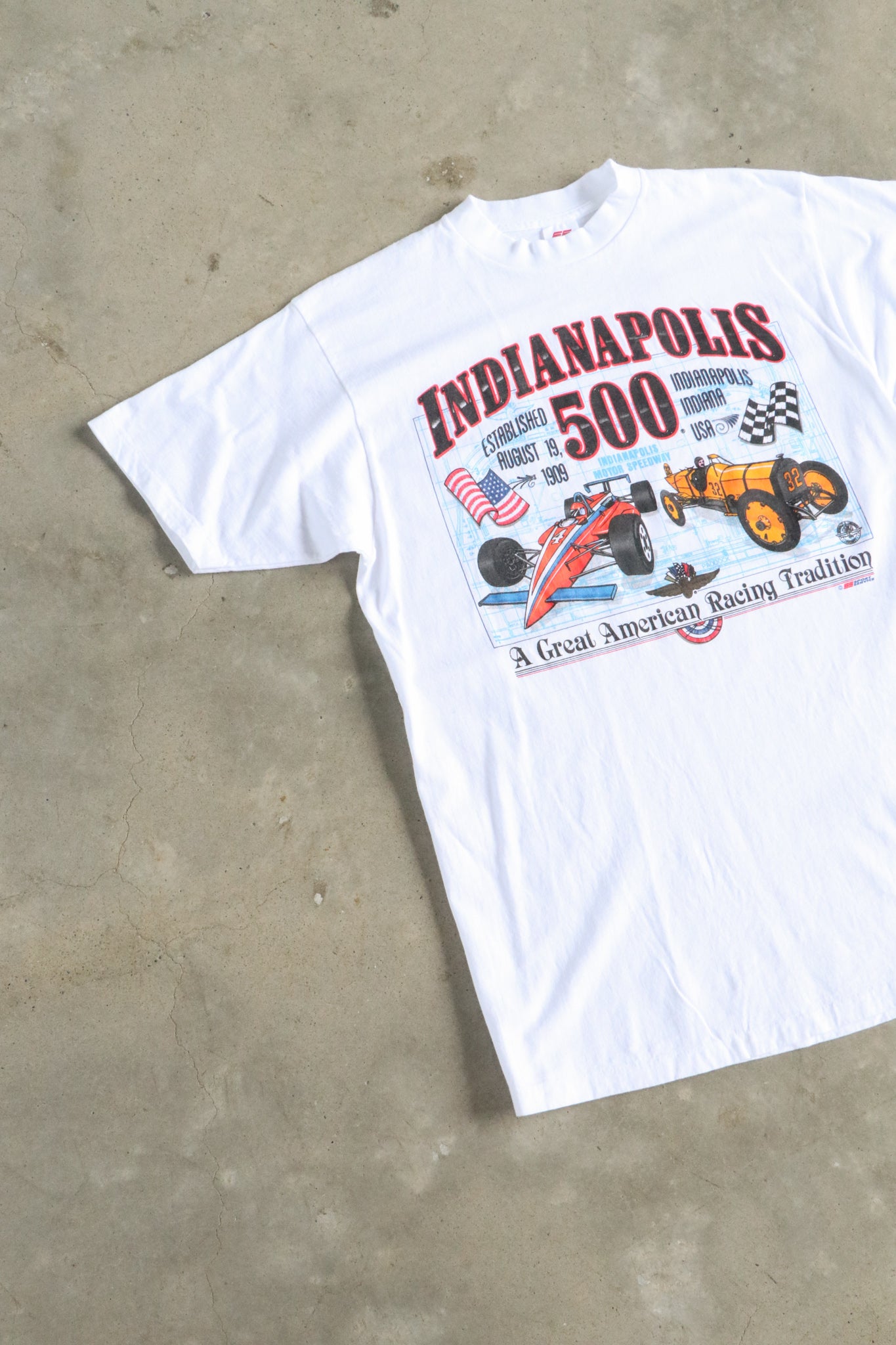 Vintage Indianapolis 500 Racing Tee XL
