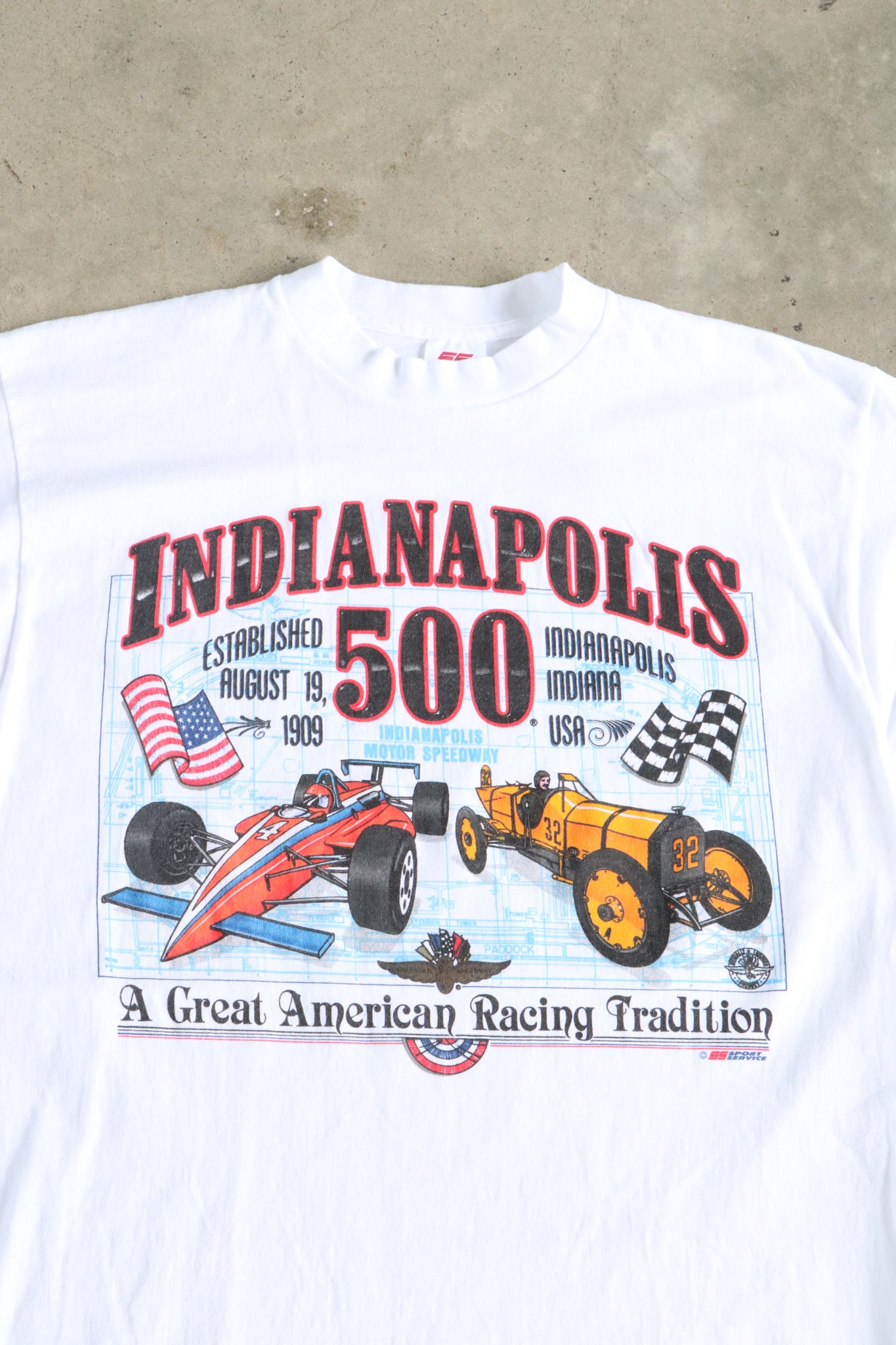 Vintage Indianapolis 500 Racing Tee XL
