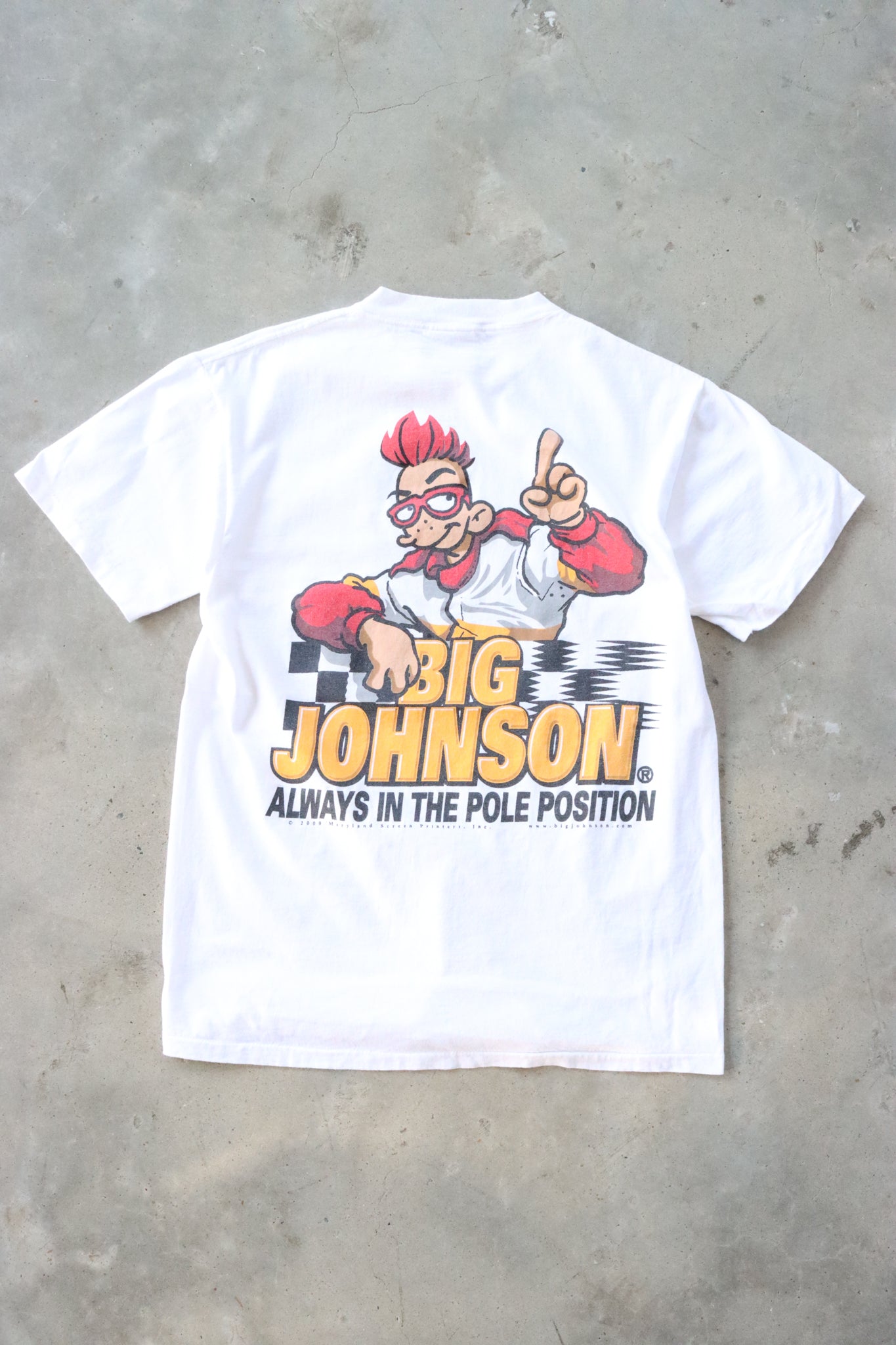 *RARE* Vintage Big Johnson Racing Tee Medium