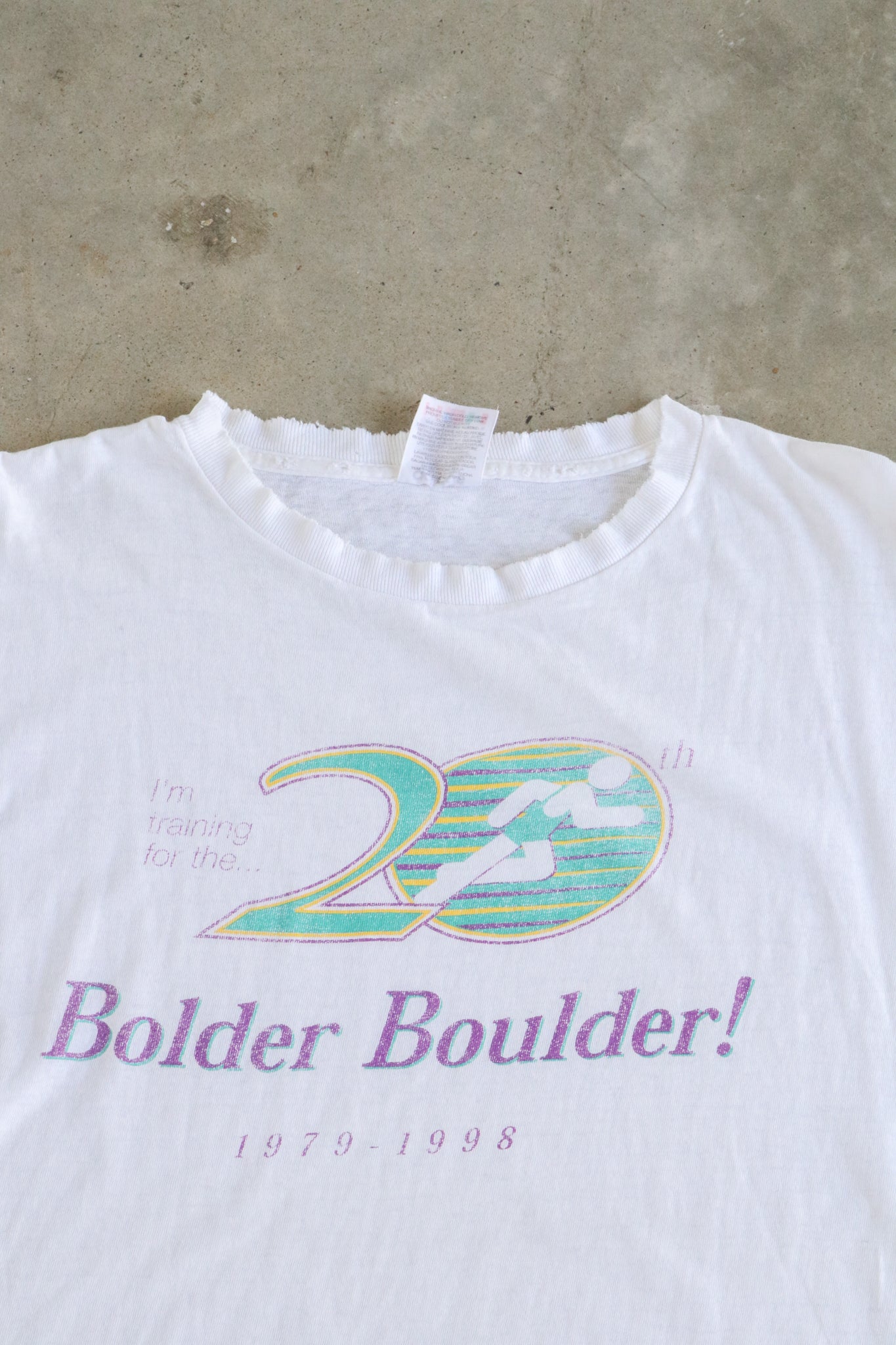 Vintage Adidas Boulder Boulder Marathon Tee XL