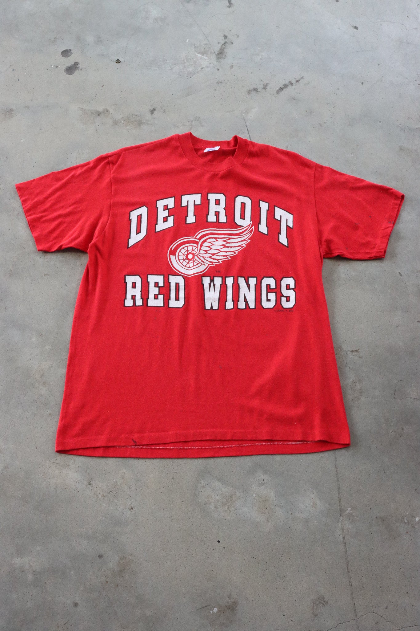 Vintage Detroit Red Wings Tee Small