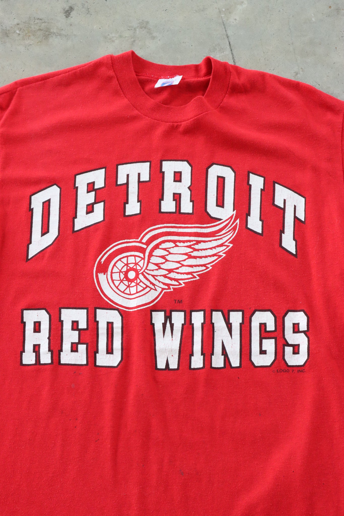 Vintage Detroit Red Wings Tee Small