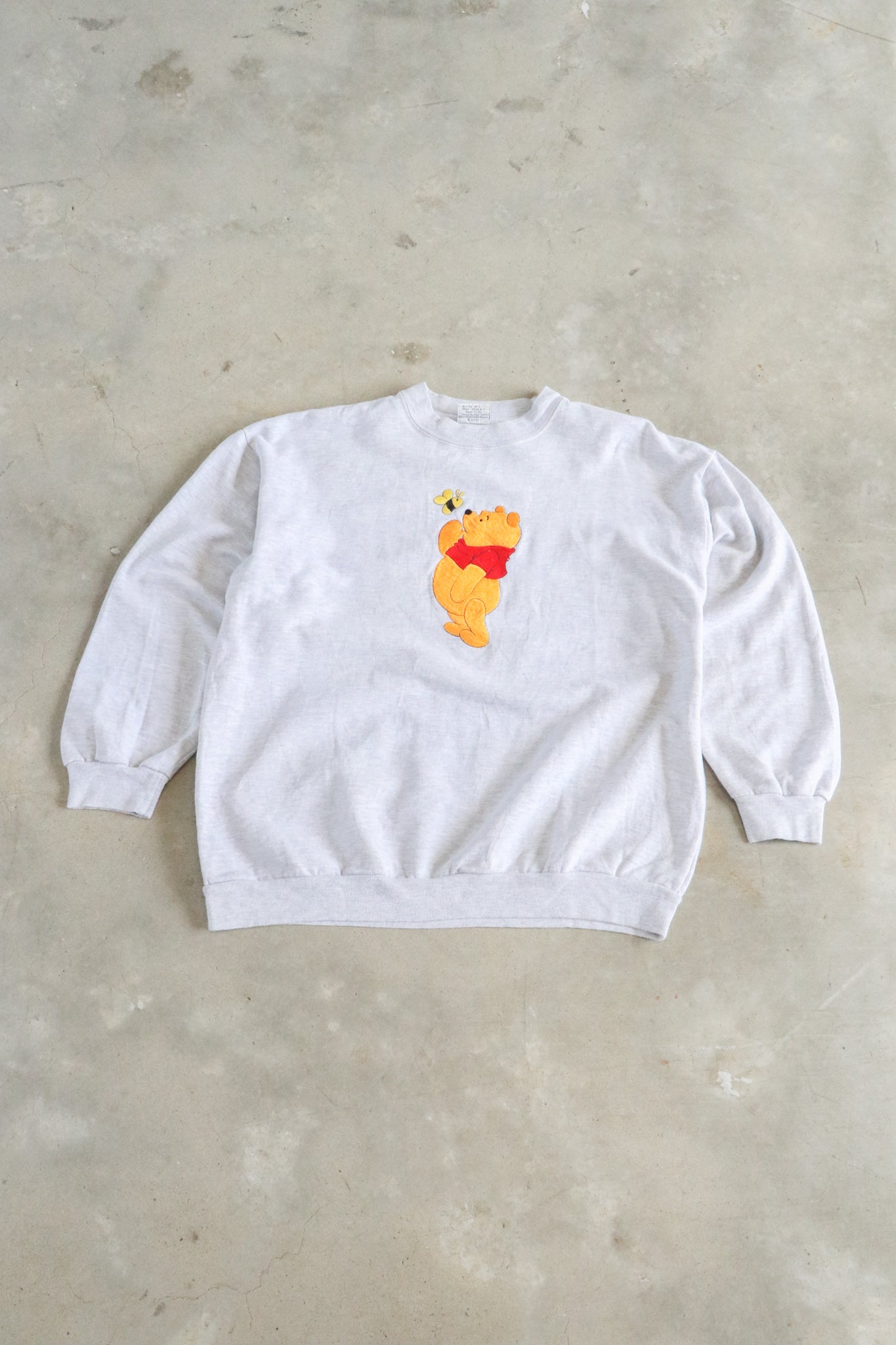 Vintage Winnie the Pooh Embroidered Sweater Large