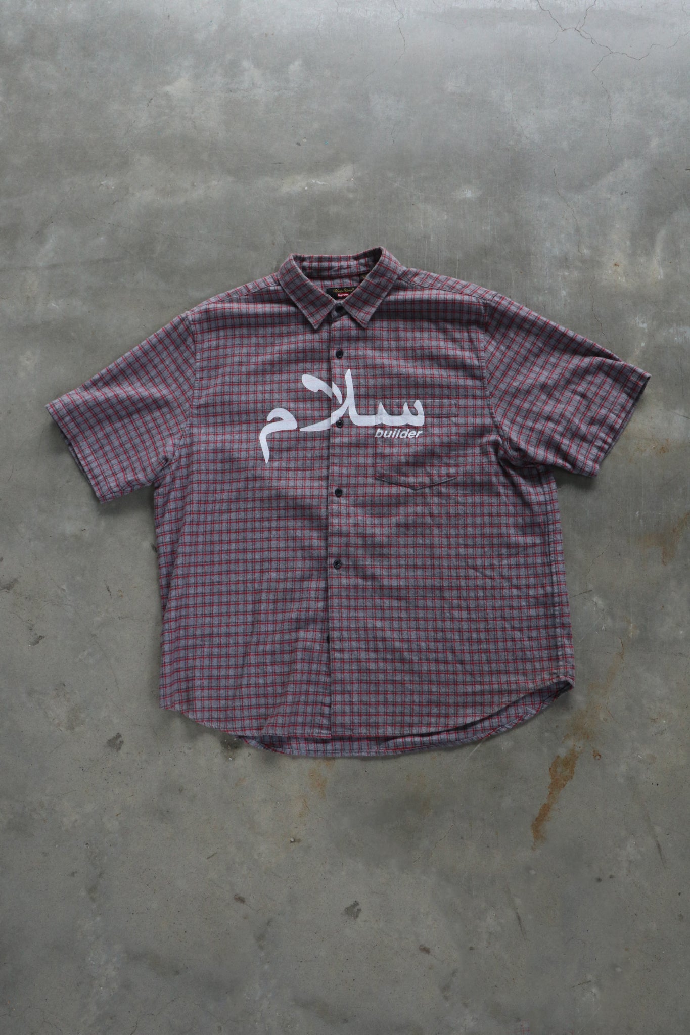 Supreme Undercover Arabic Logo Flannel Shirt
