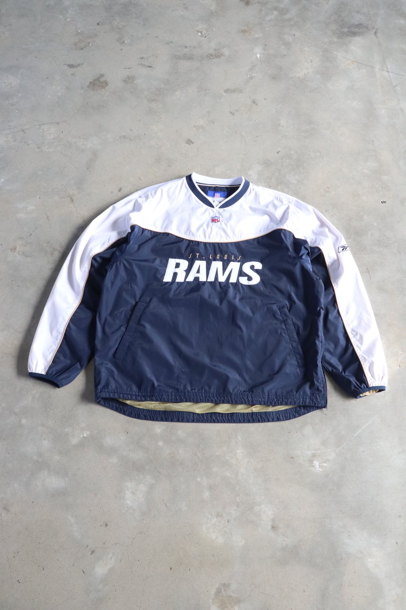 Vintage NFL LA Rams Pullover Jacket Large