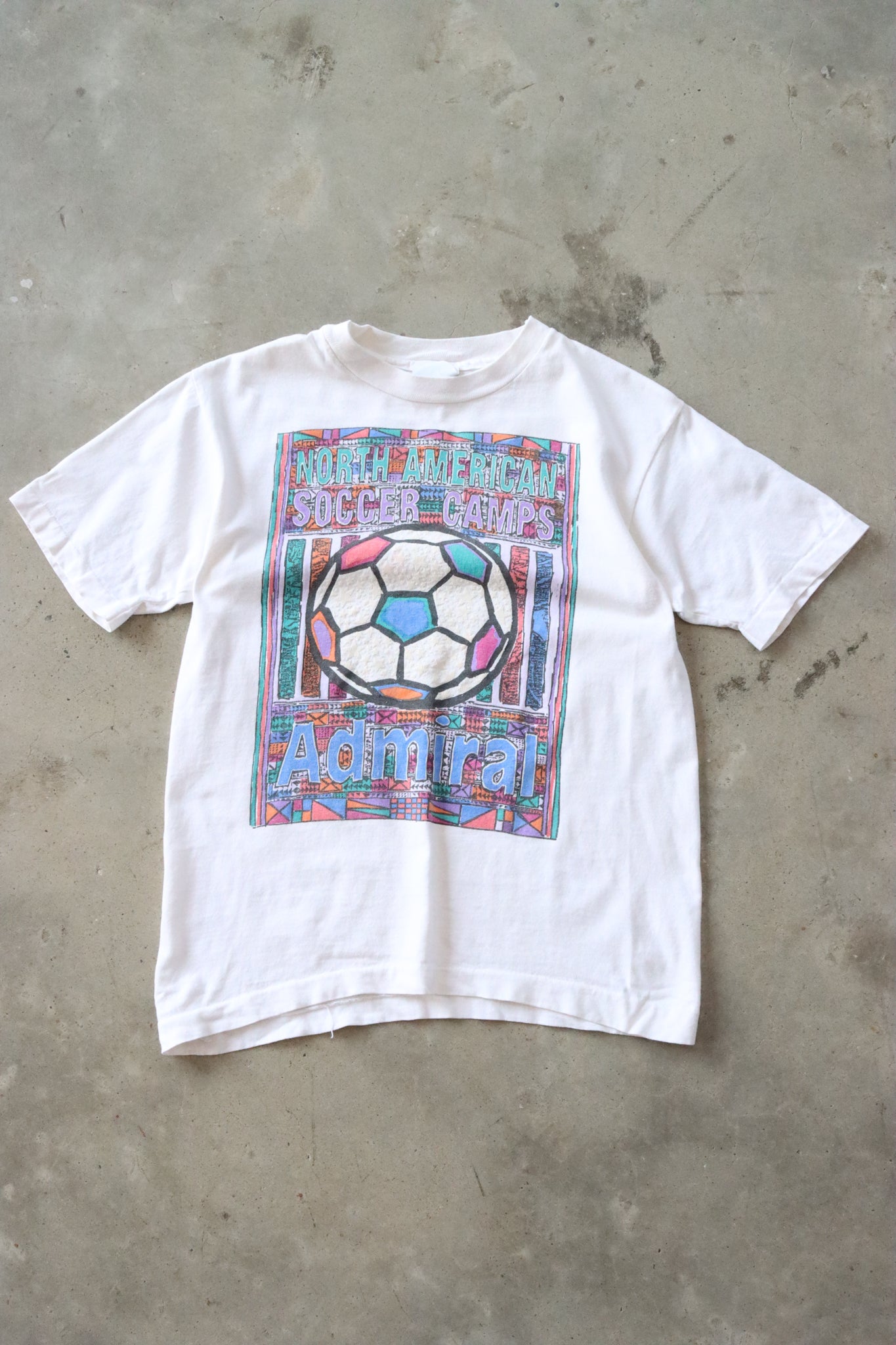 Vintage 90s America Soccer Tee Small