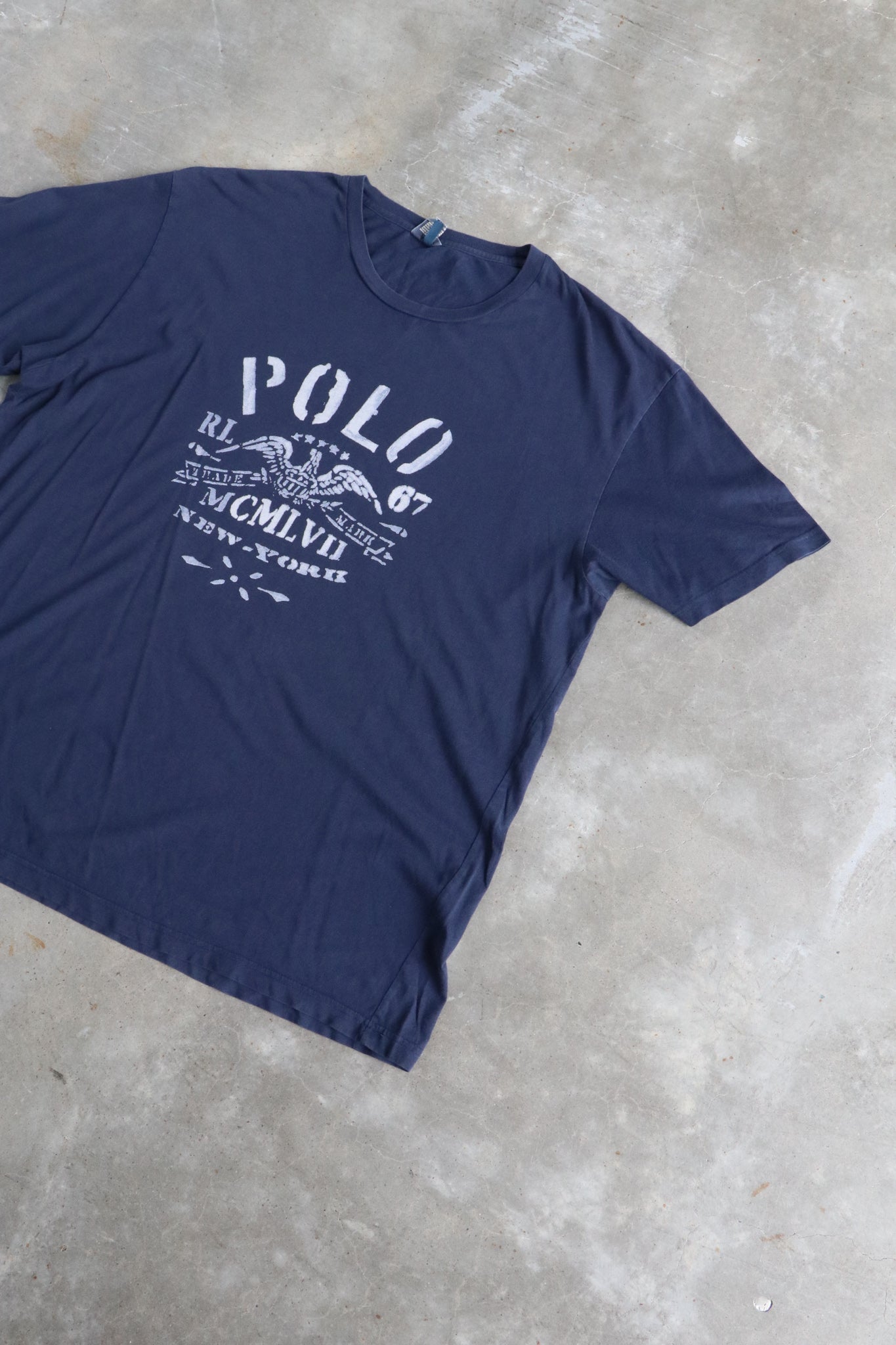 Vintage Ralph Lauren Polo Spell Out Tee Large