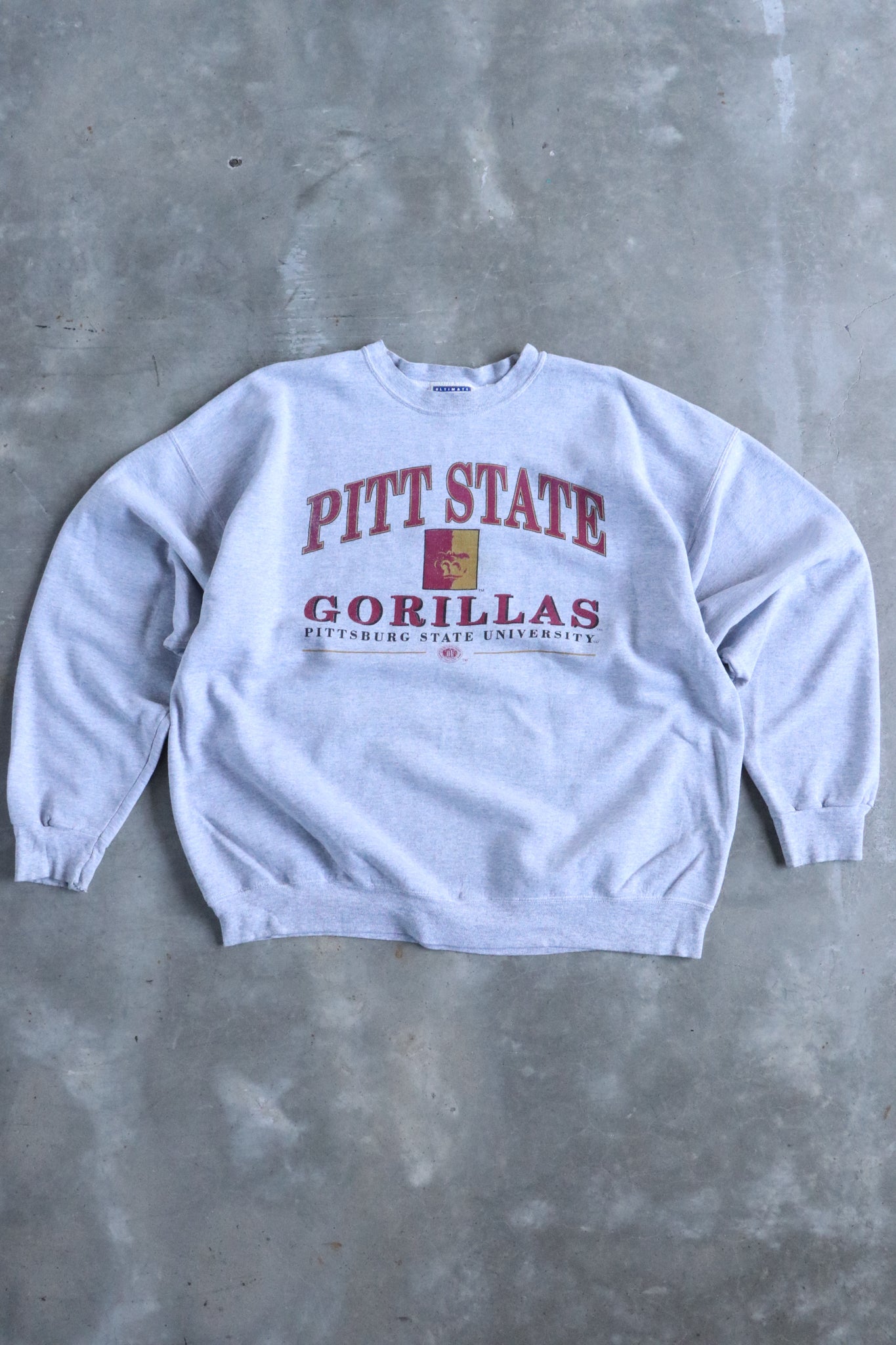 Vintage Pitt State Gorillas Crewneck Sweater Large