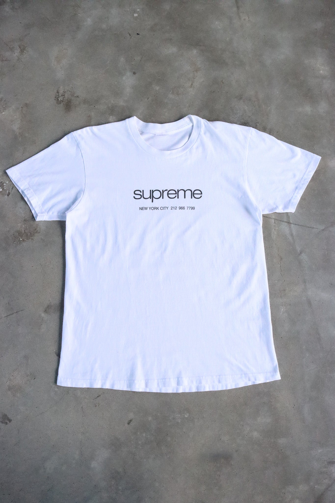 Supreme Classic Logo Tee White