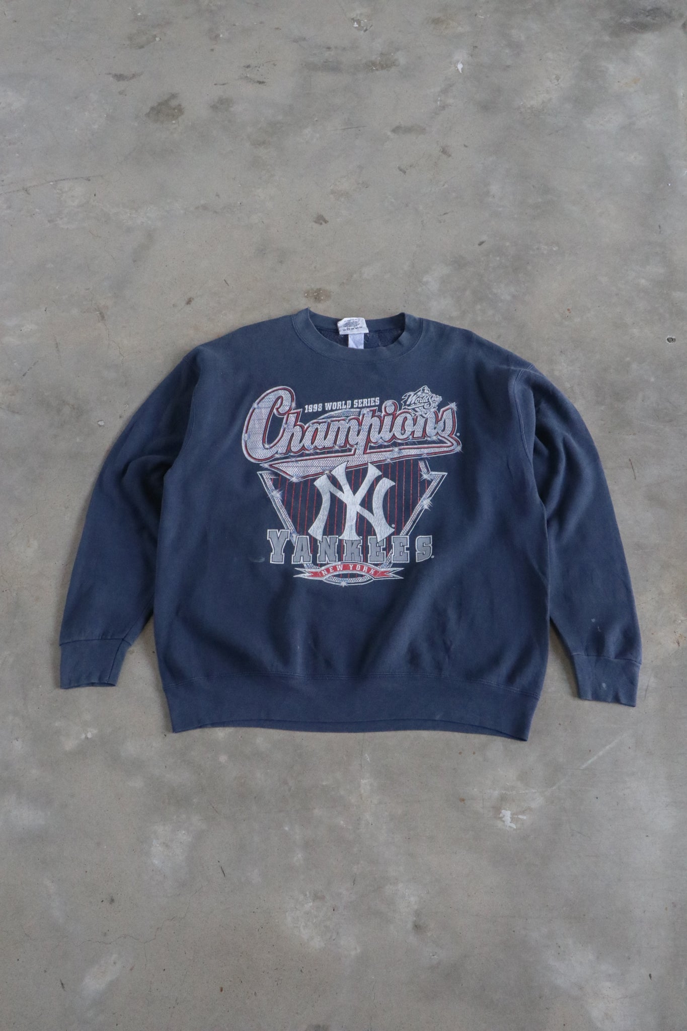 Vintage 1998 MLB NY Yankees Champions Sweater Large