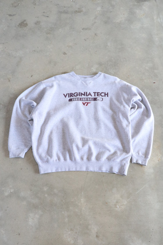 Vintage Nike Virginia Tech Embroidered Sweater XXL