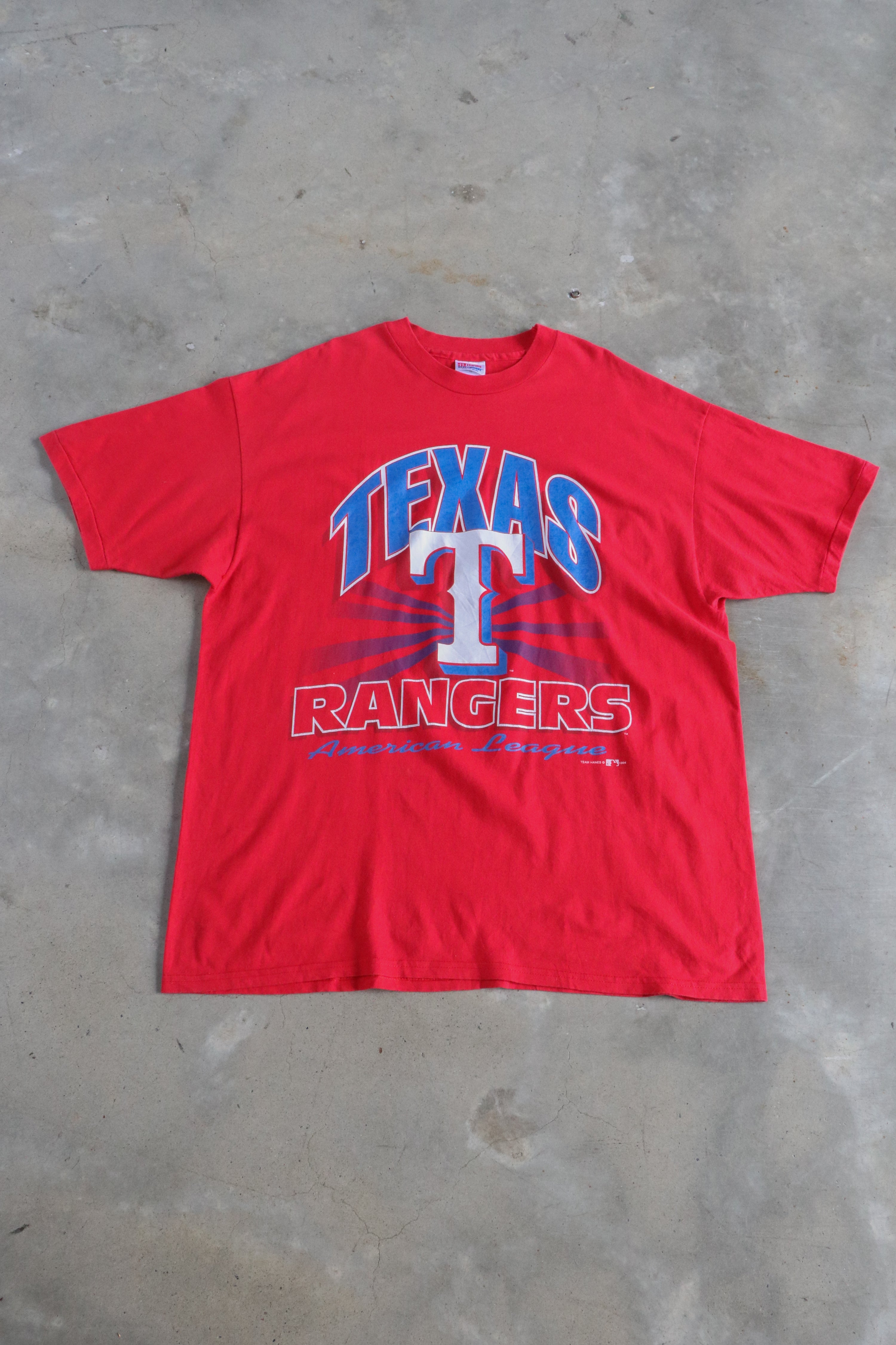 Vintage 1994 MLB Texas Rangers Tee XXL