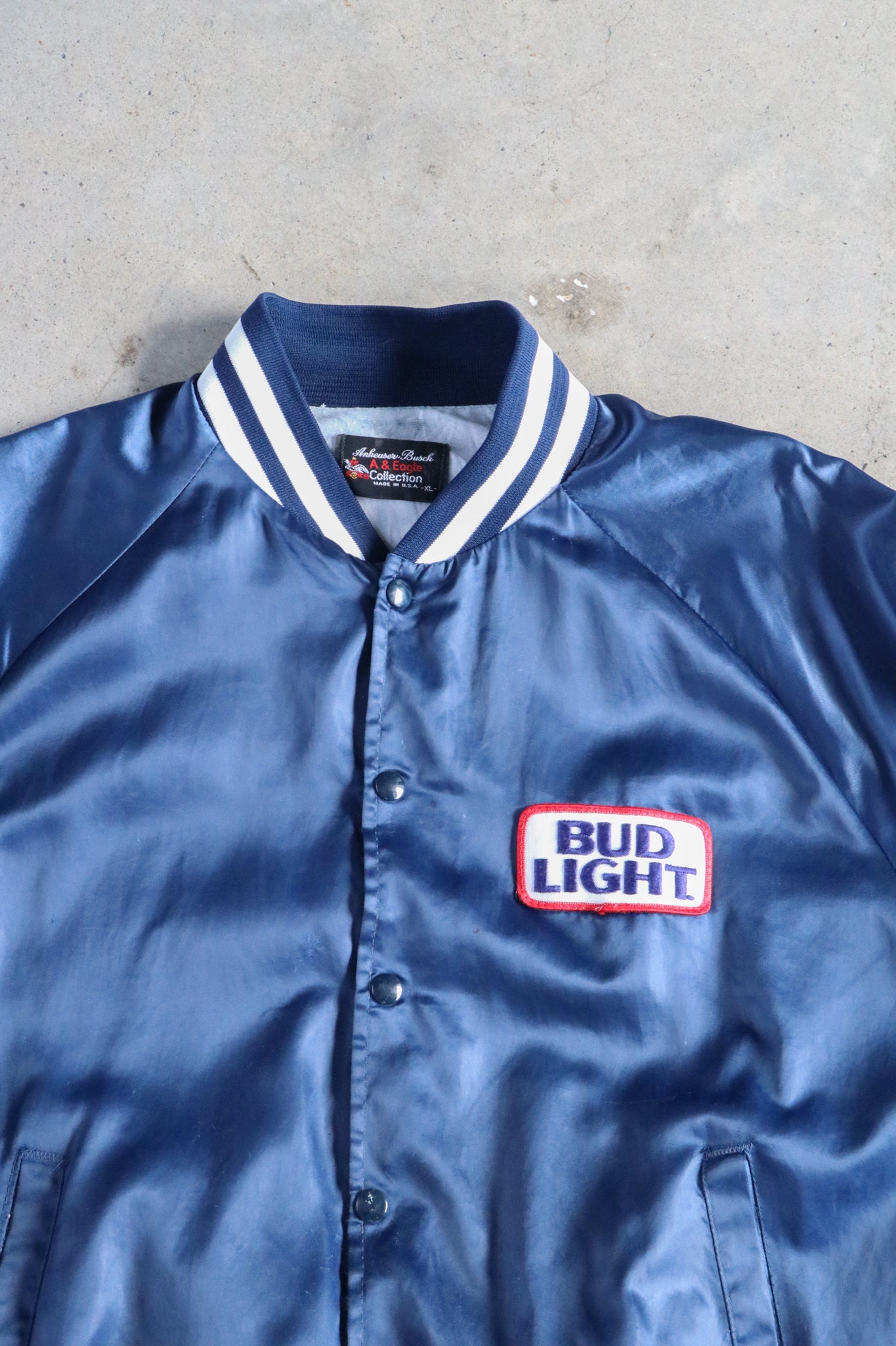 Vintage Bud Varsity Jacket XL