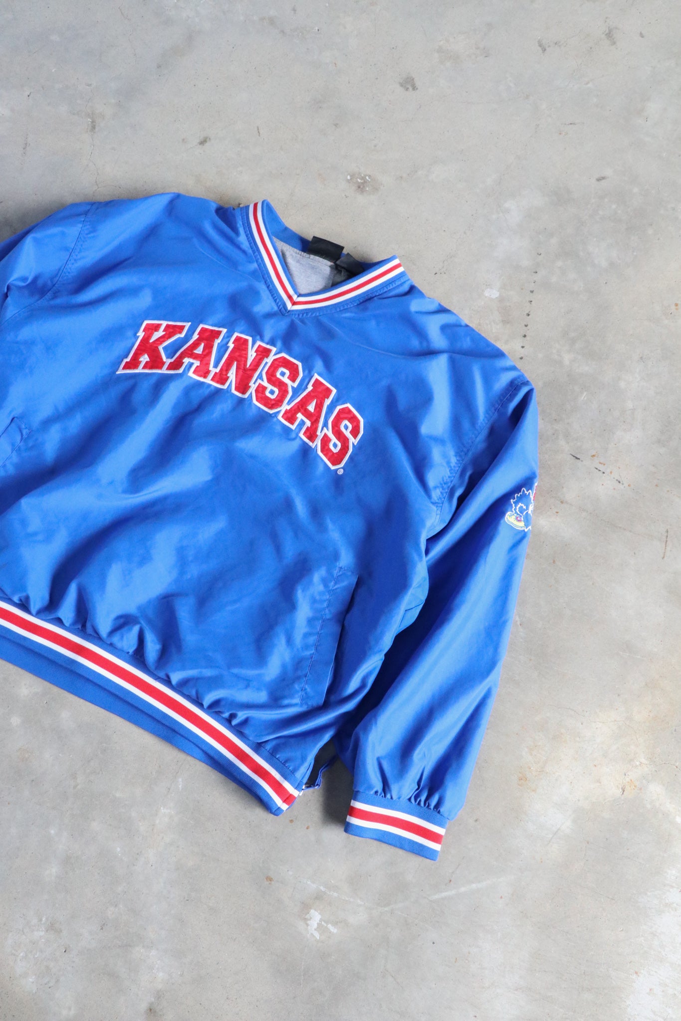 Vintage Kansas University Pullover Jacket XL