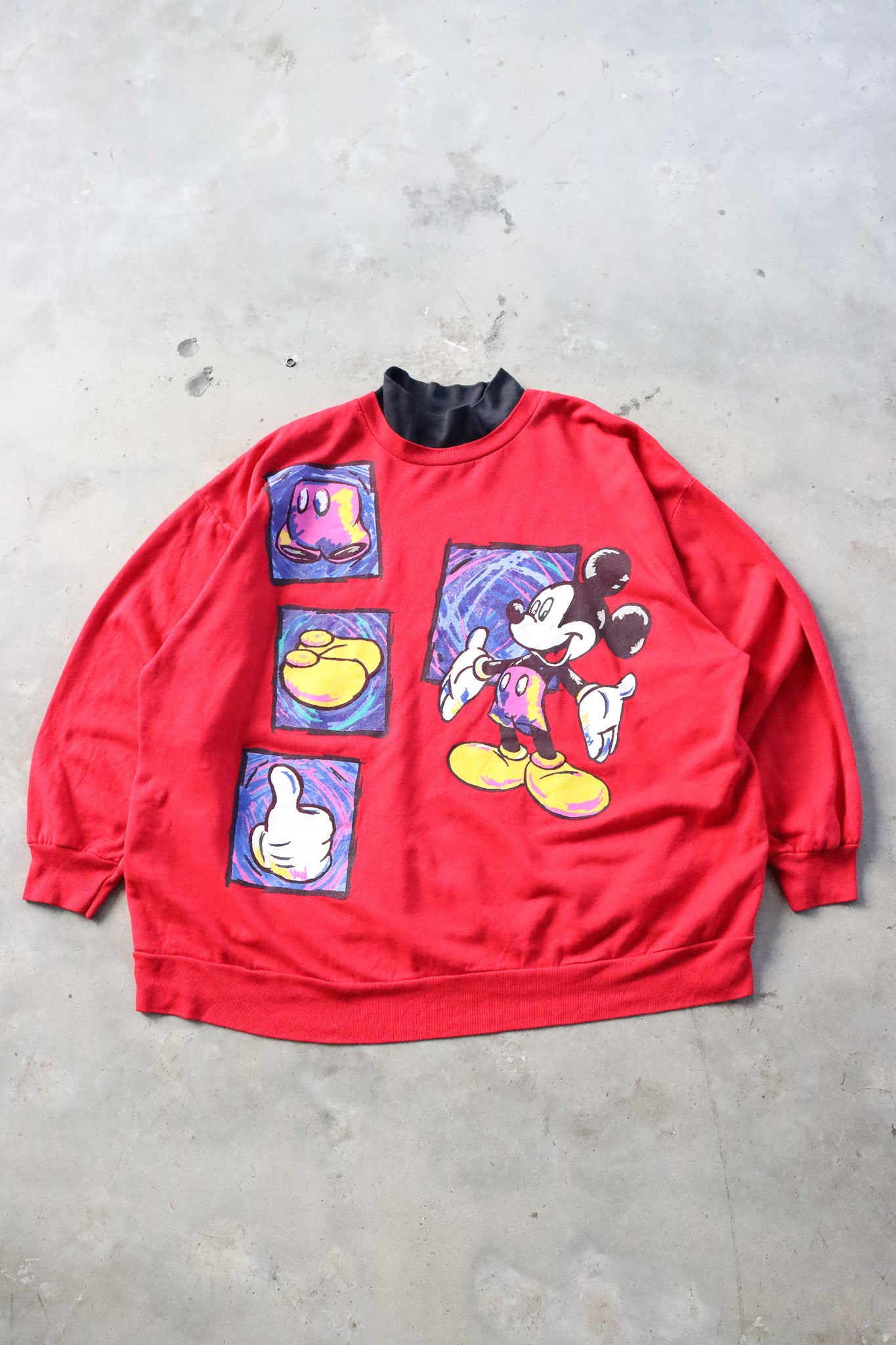 Vintage Mickey Crewneck Sweater XL