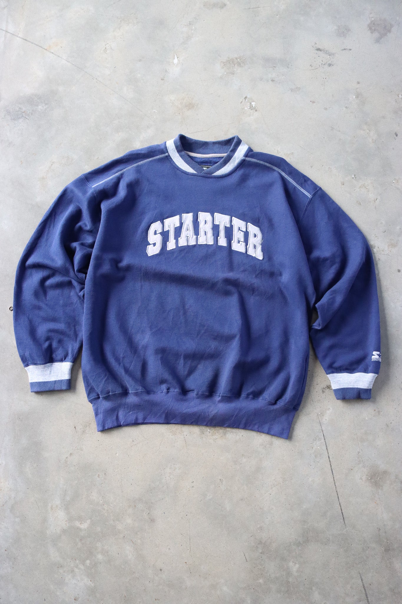 Vintage Starter Embroidered Sweater XL