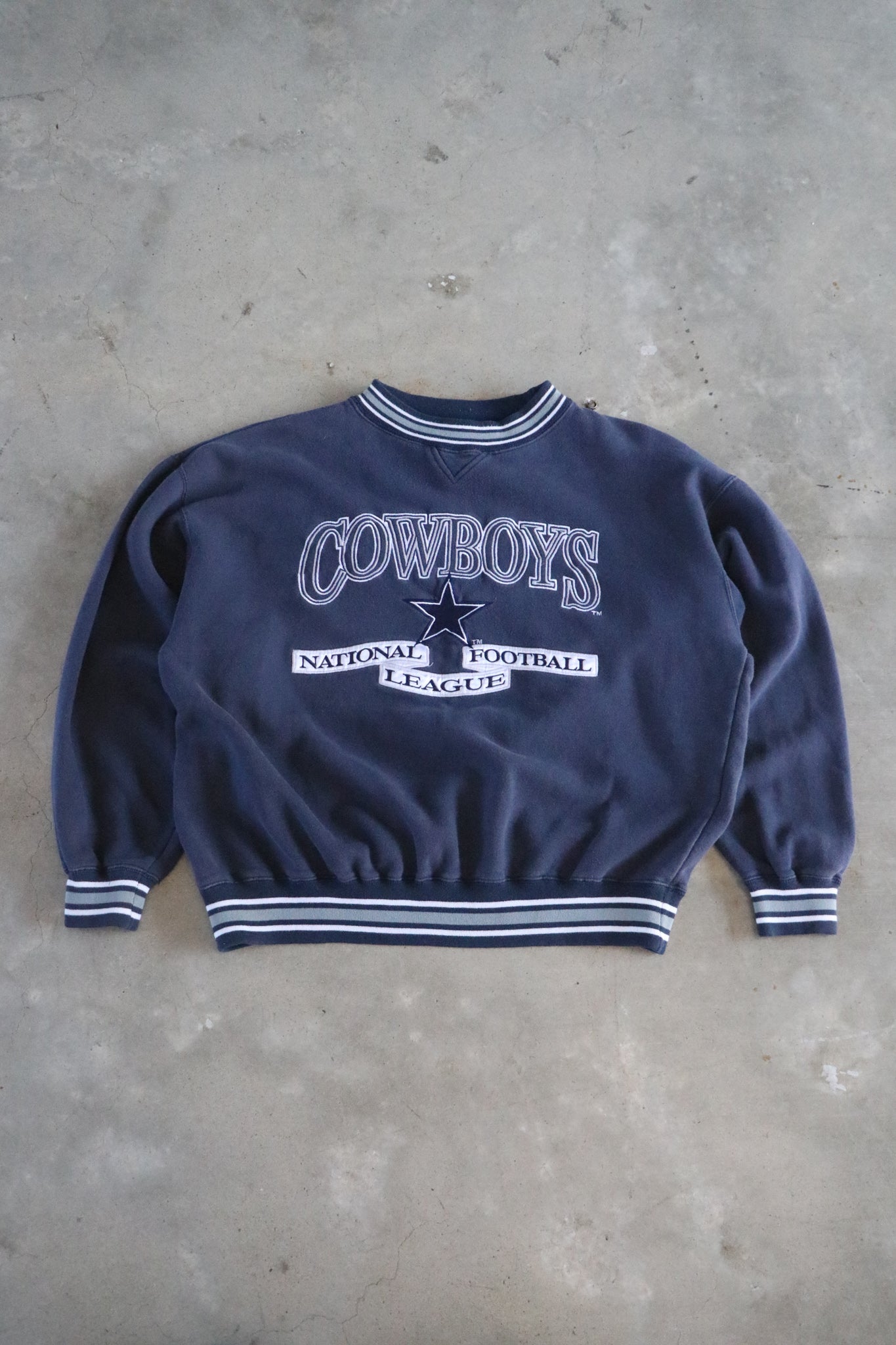 Vintage NFL Dallas Cowboys Embroided Sweater Large