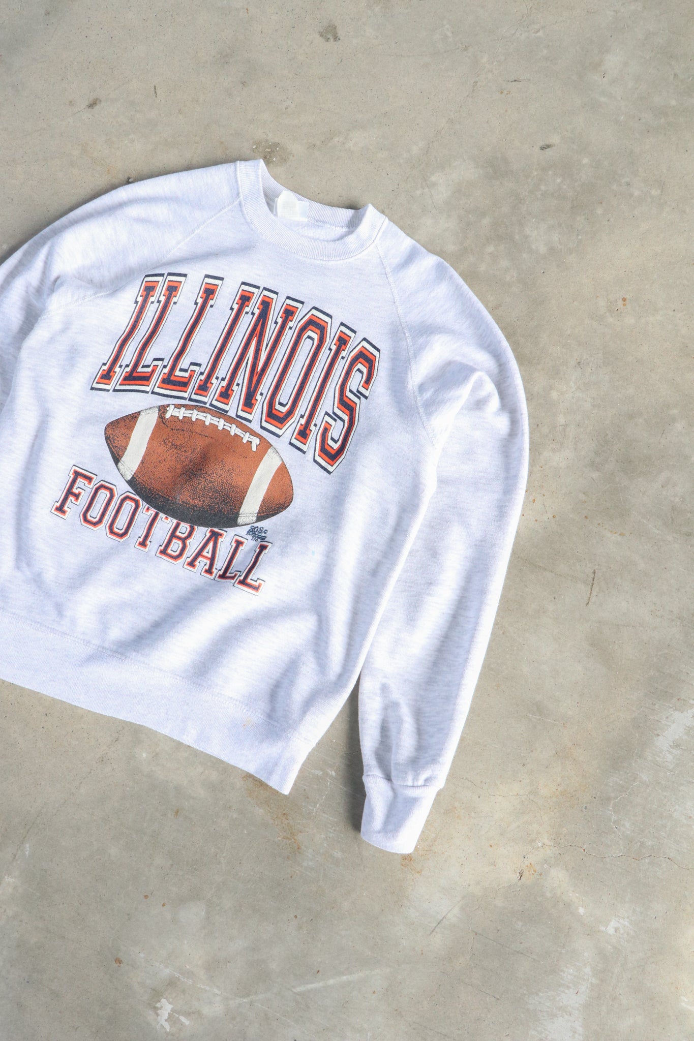 Vintage Illinois Football Sweater Small