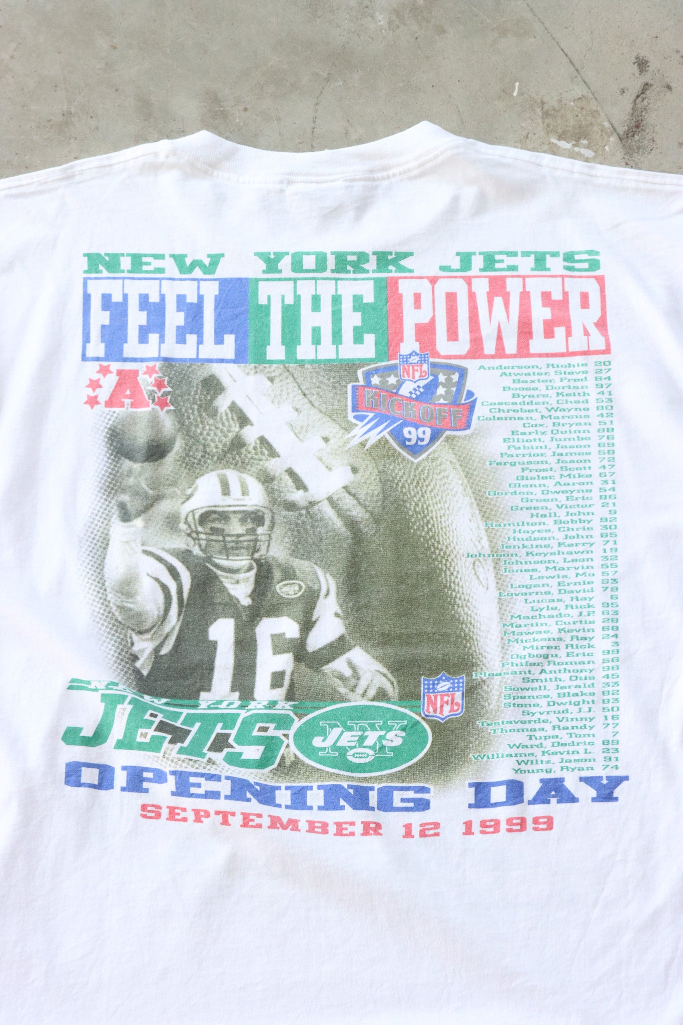 Vintage 1999 New York Jets Tee XL