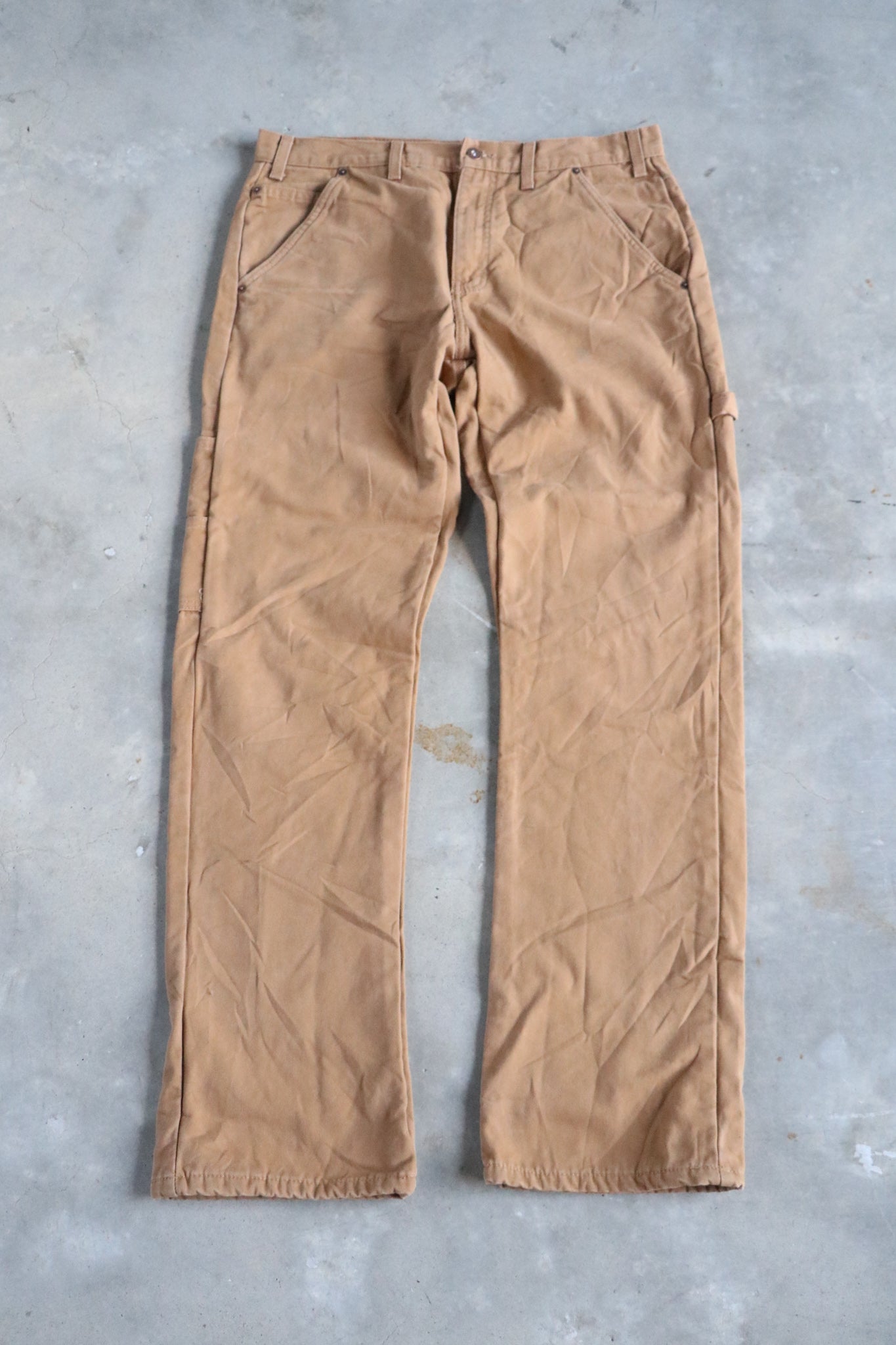 Vintage Dickies Workwear Flannel Lined Pants 34W