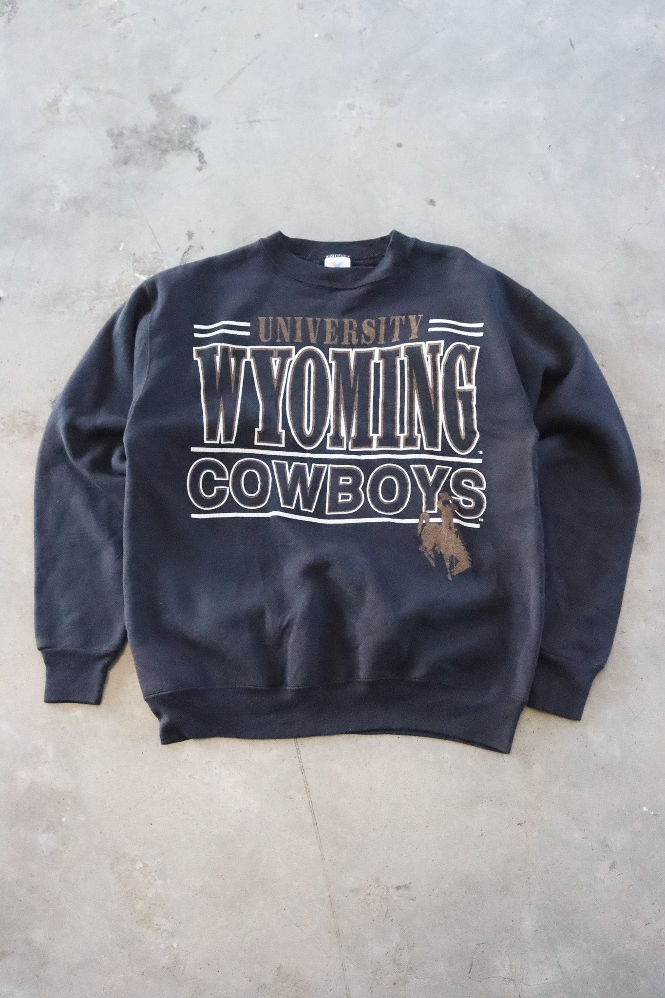 Vintage Wyoming Cowboys Sweater Medium