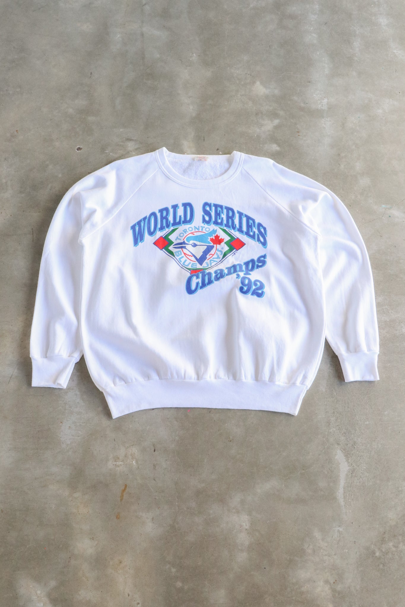 Vintage 1992 World Series Blue Jays Sweater XL