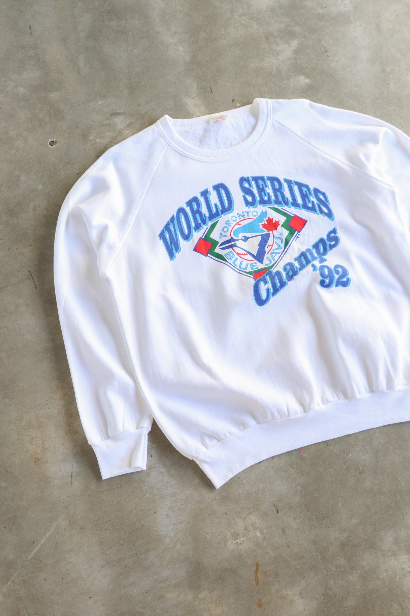 Vintage 1992 World Series Blue Jays Sweater XL