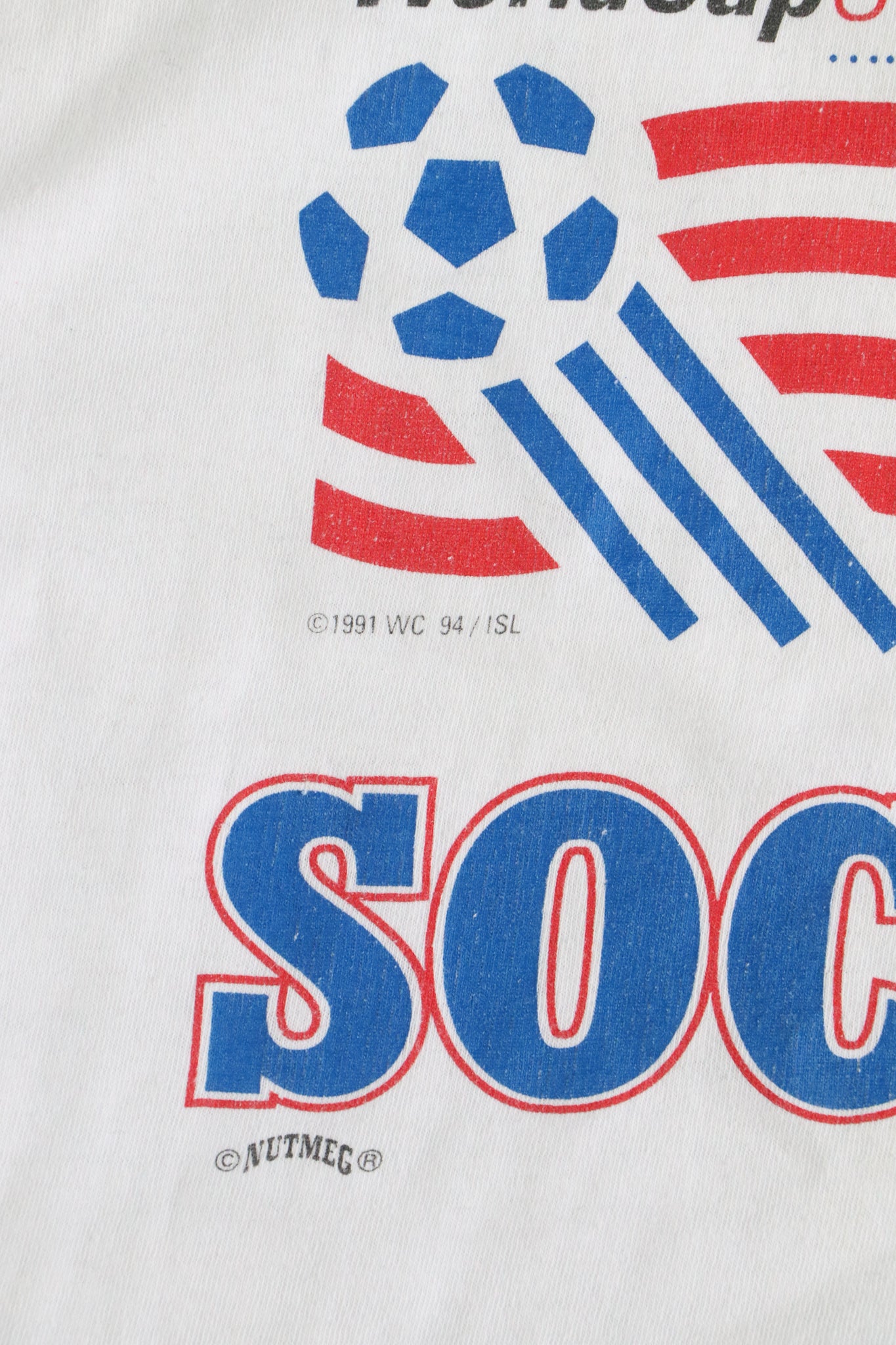Vintage 1991 USA Soccer Tee Small