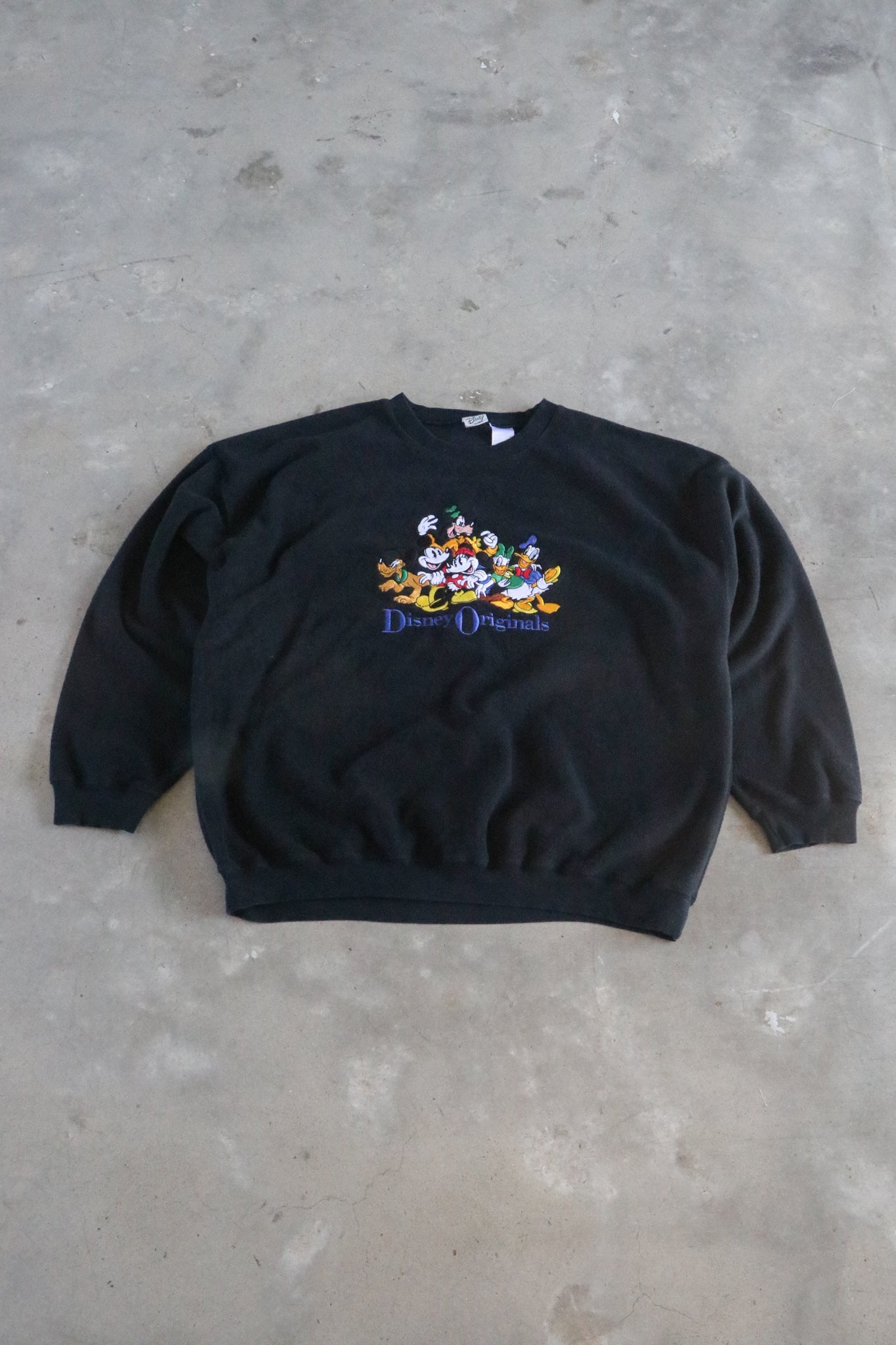 Vintage Mickey & Friends Embroided Sweater XXL