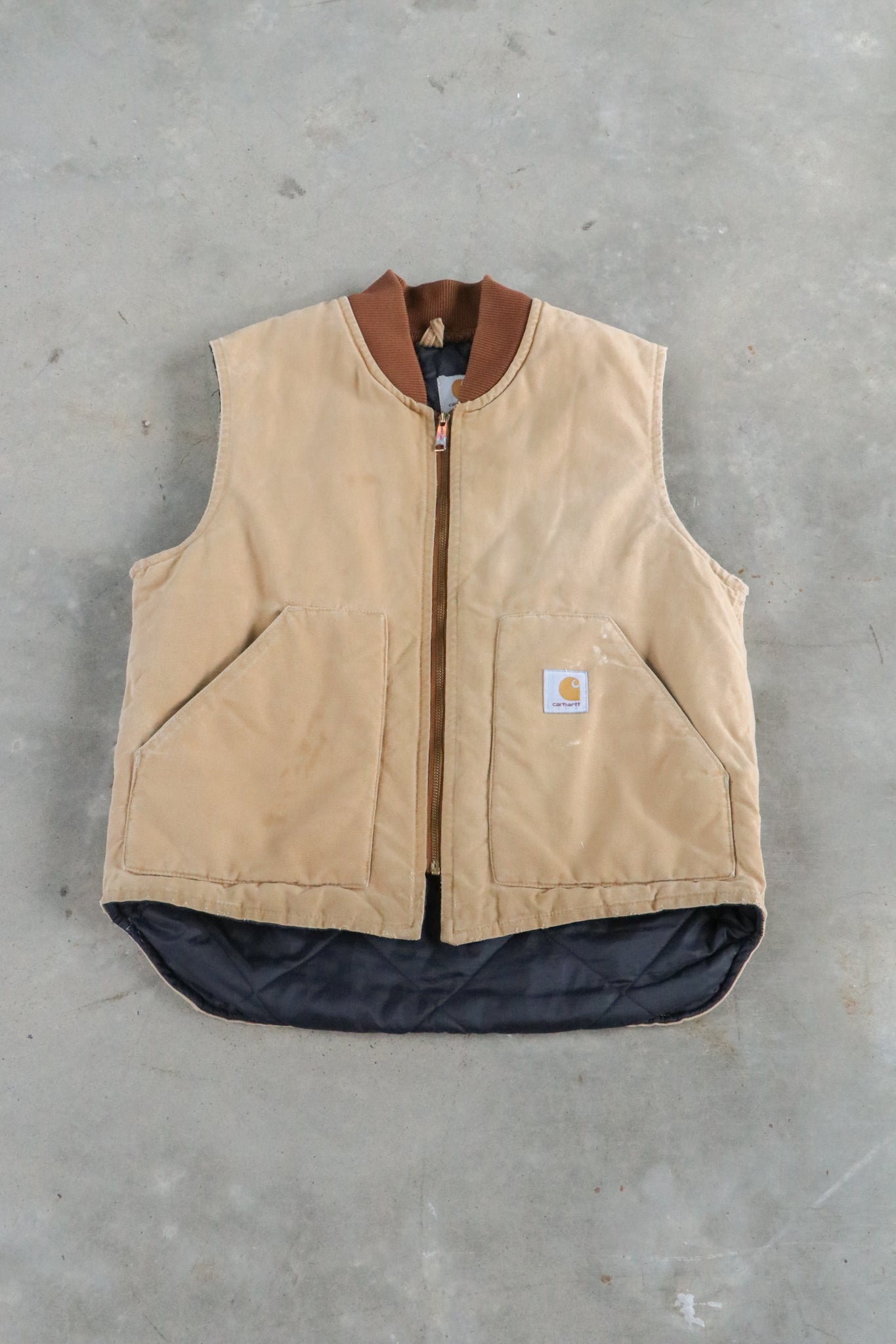 Vintage Carhartt Workerwear Vest Jacket Large