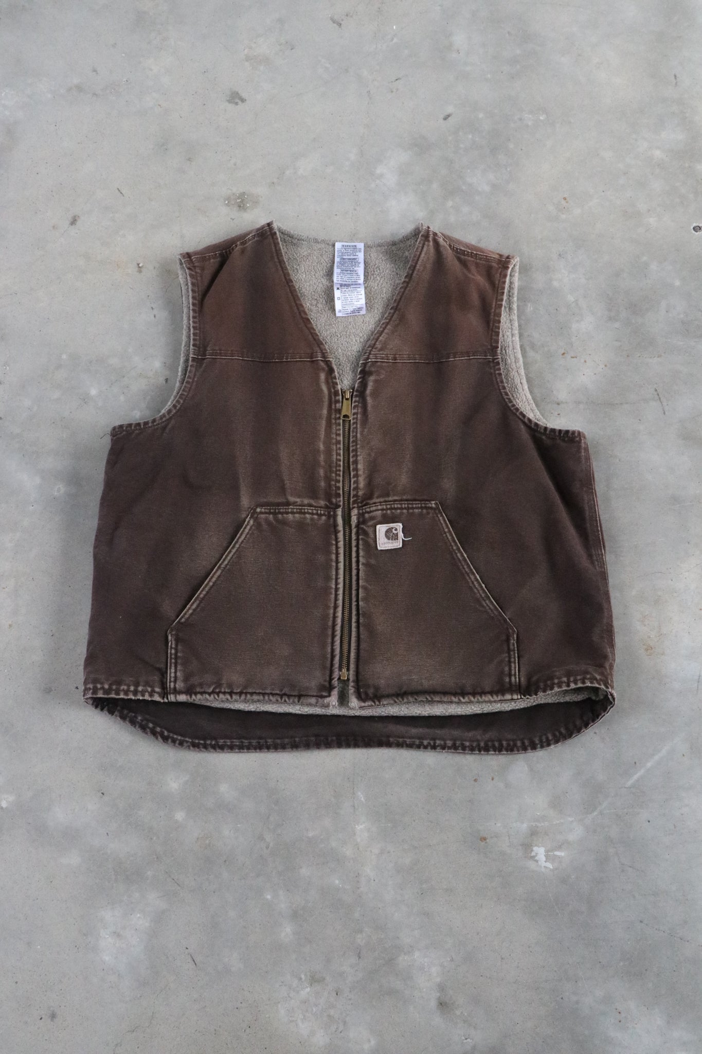 Vintage Carhartt Workwear Vest Jacket XL