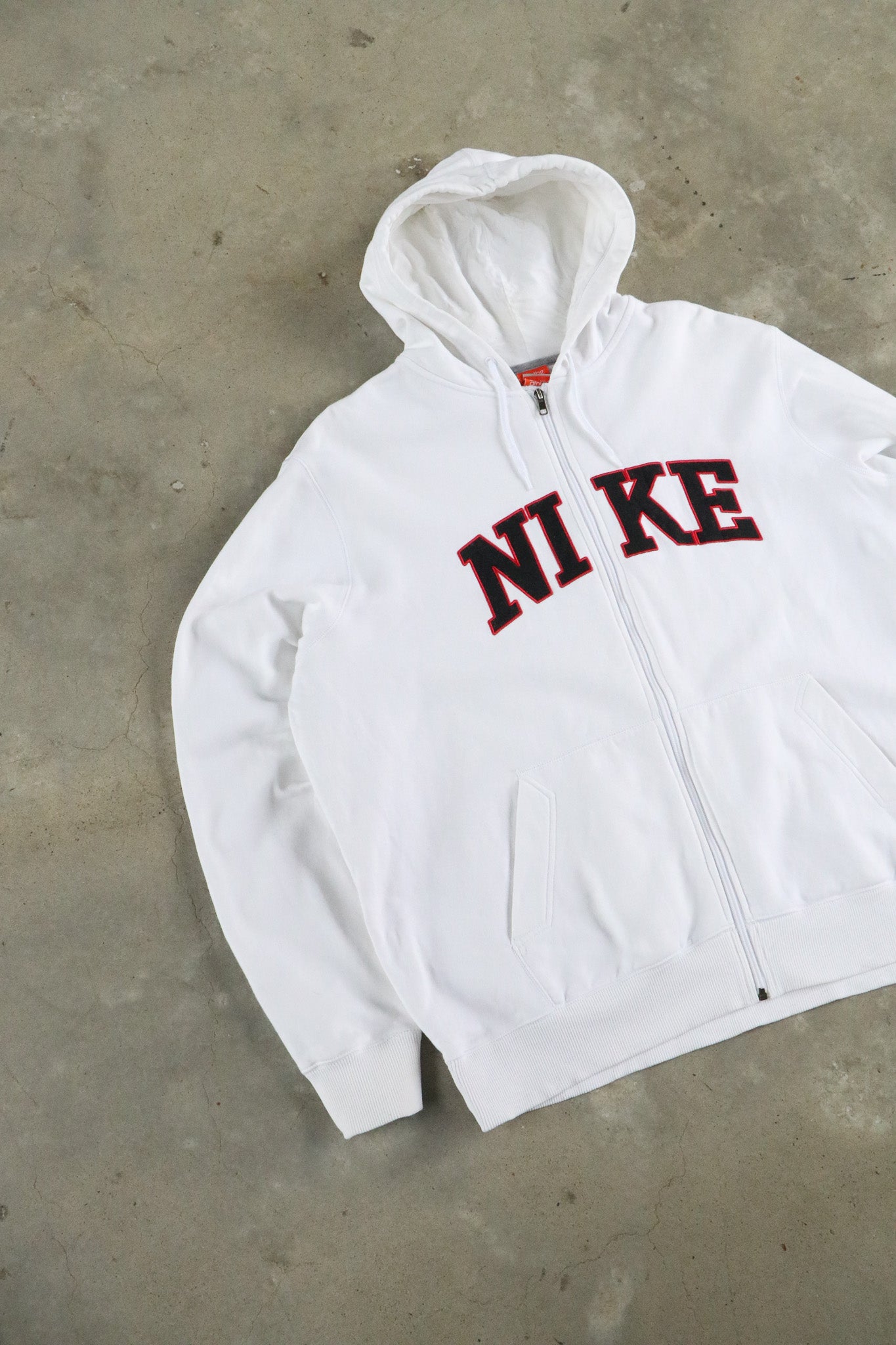 Vintage Nike Embroidered Spellout Hoodie XXL