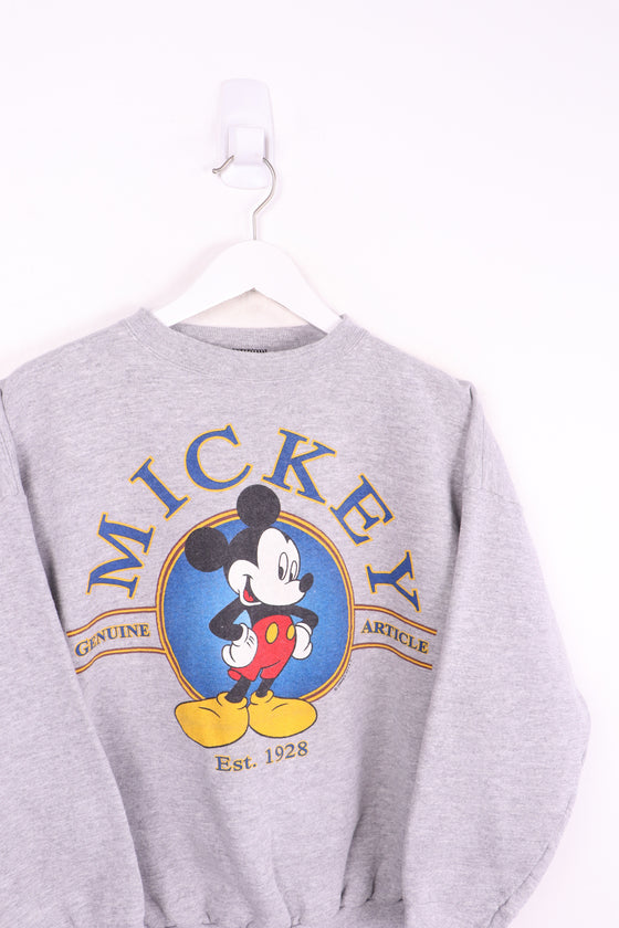 Vintage Mickey Spellout Sweater Small