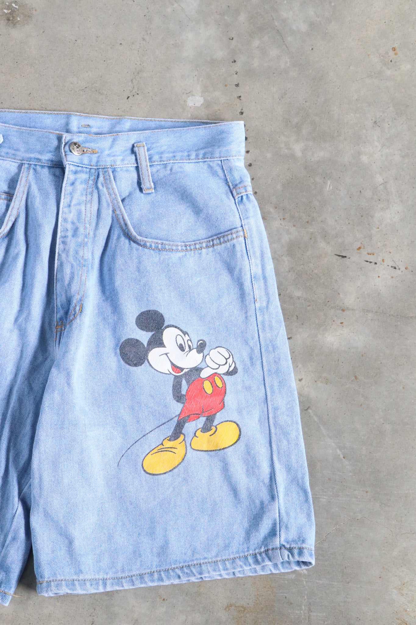 Vintage Mickey Mouse Jorts W31