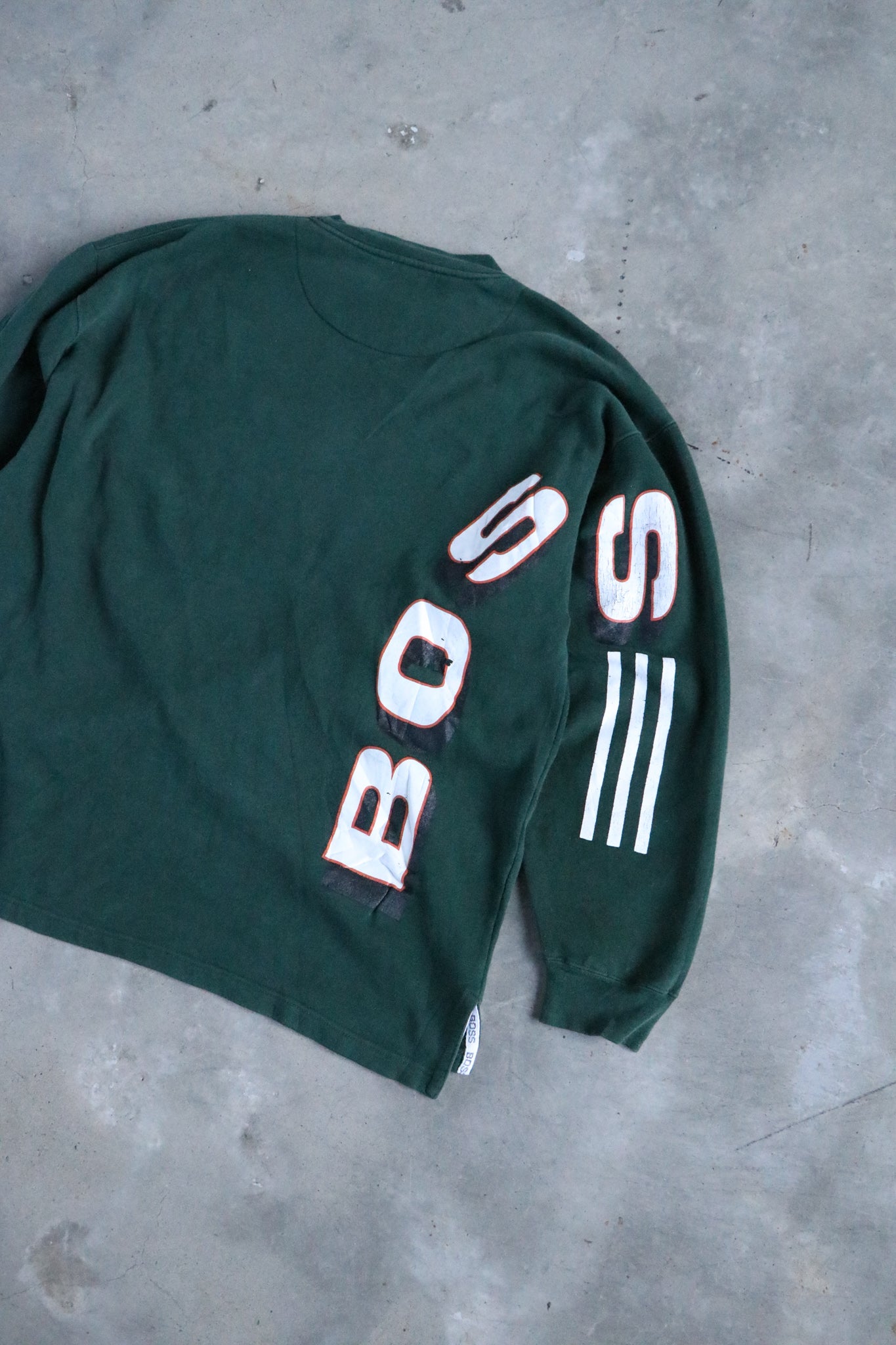 Vintage Boss Spell Out Sweater Large
