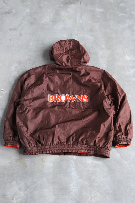 Vintage NFL Cleveland Browns Reversible Jacket XXL