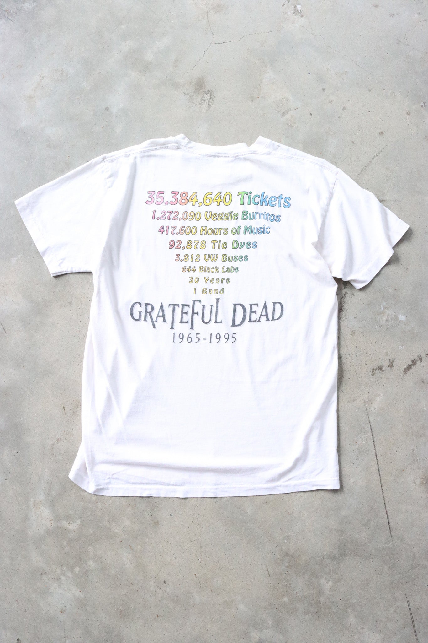 *RARE* Vintage 1995 Grateful Dead Tour Tee XL