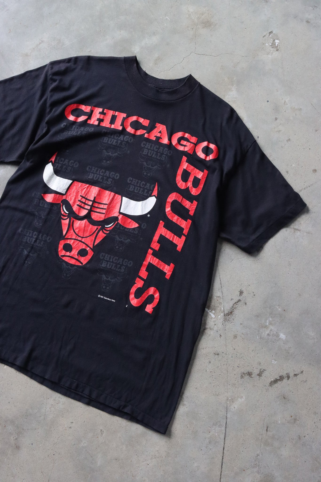 Vintage 1991 NBA Chicago Bulls Tee XL