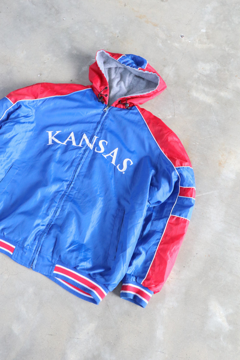 Vintage Kansas University Reversible Jacket Large