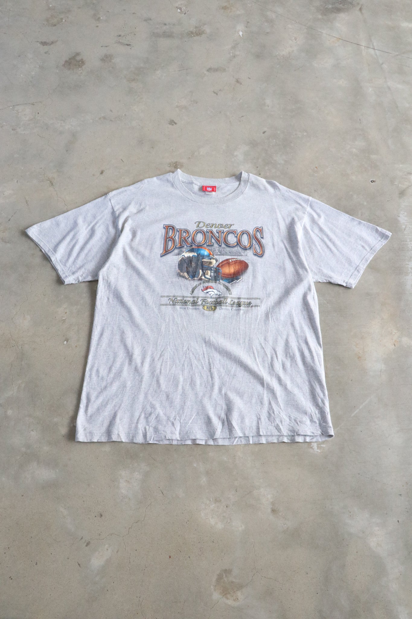 Vintage Denver Broncos Tee XXL