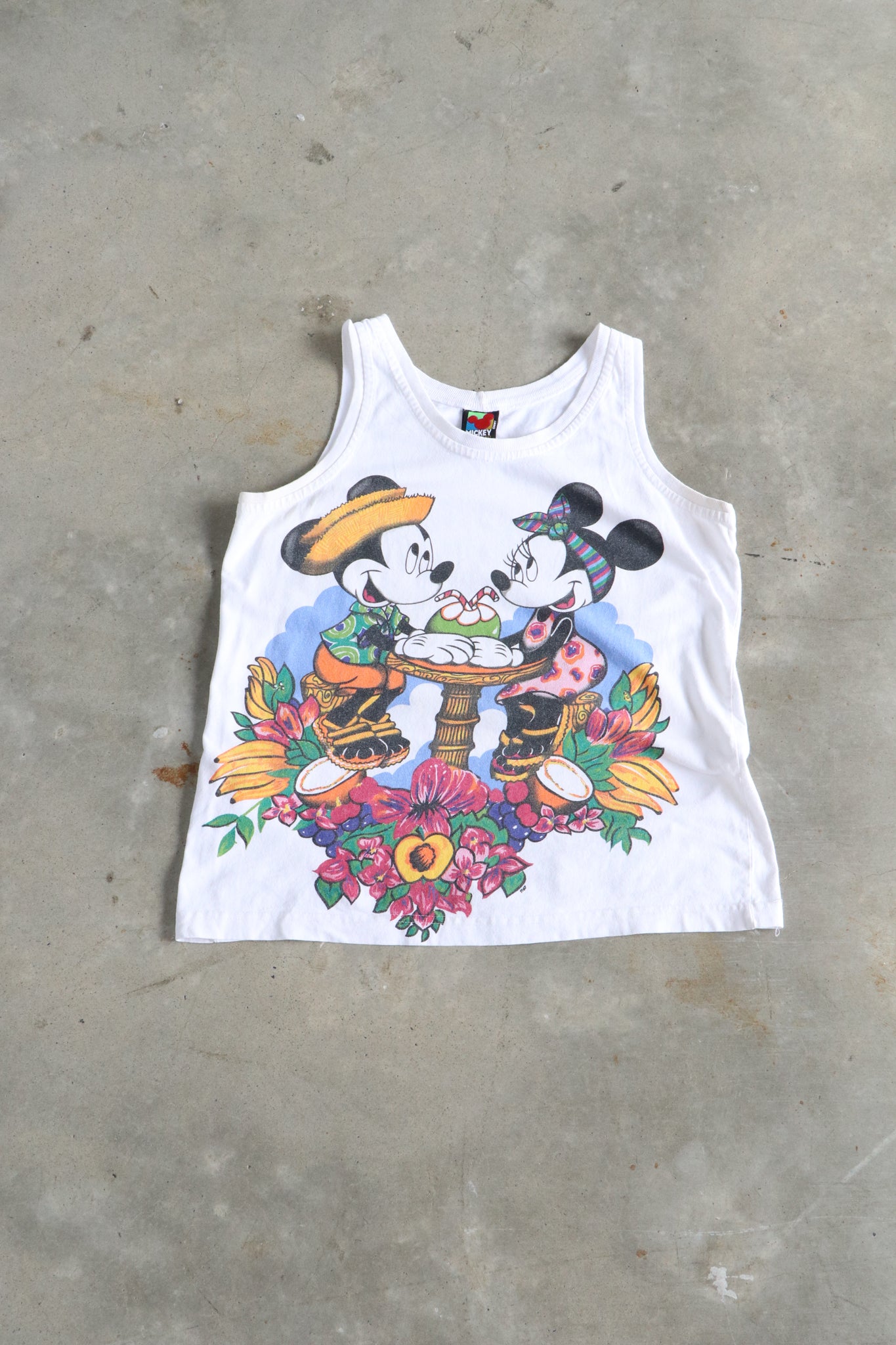 Vintage Mickey Mouse Singlet Small