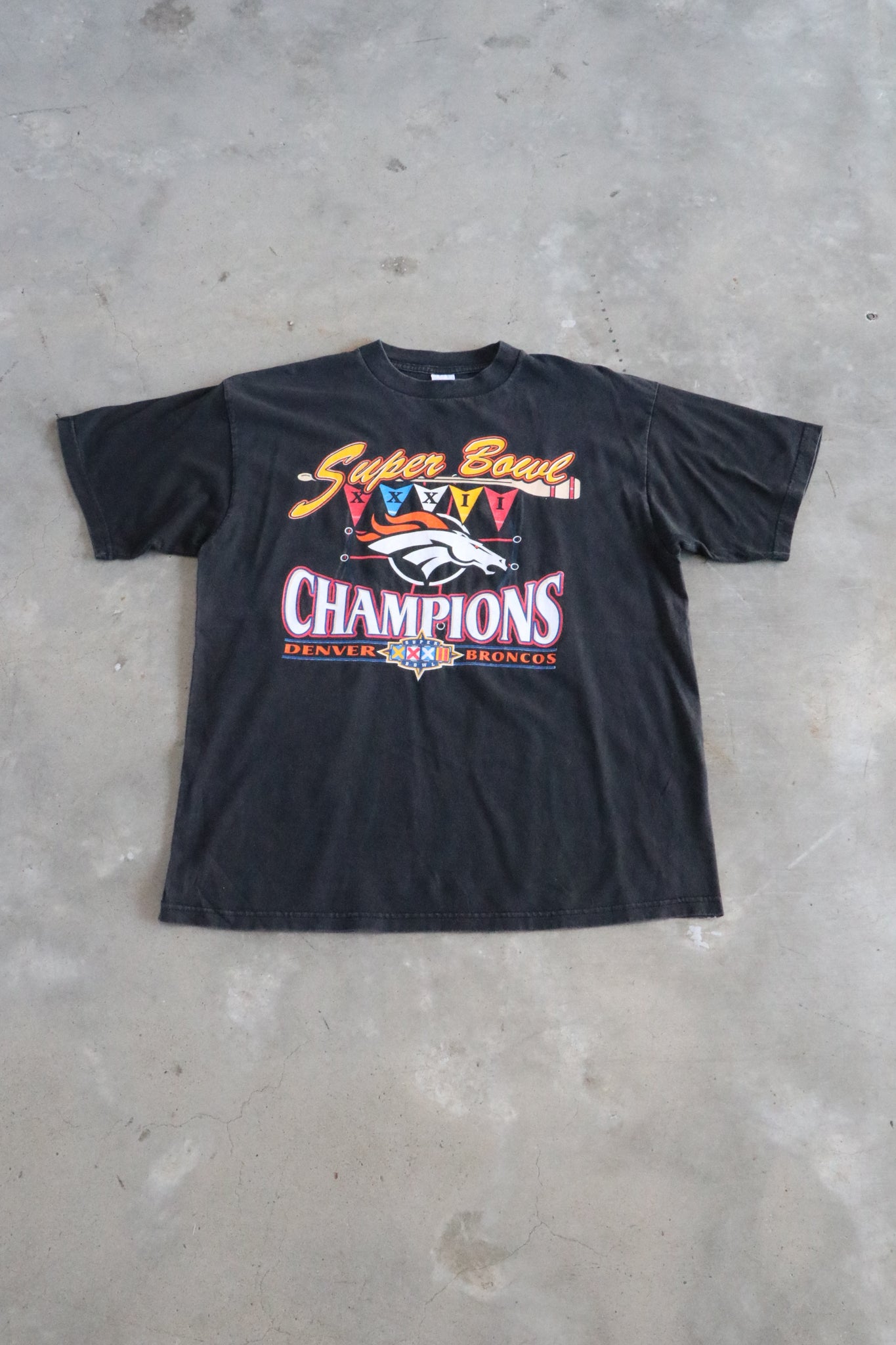 Vintage 1999 NFL Broncos Champions Tee XL