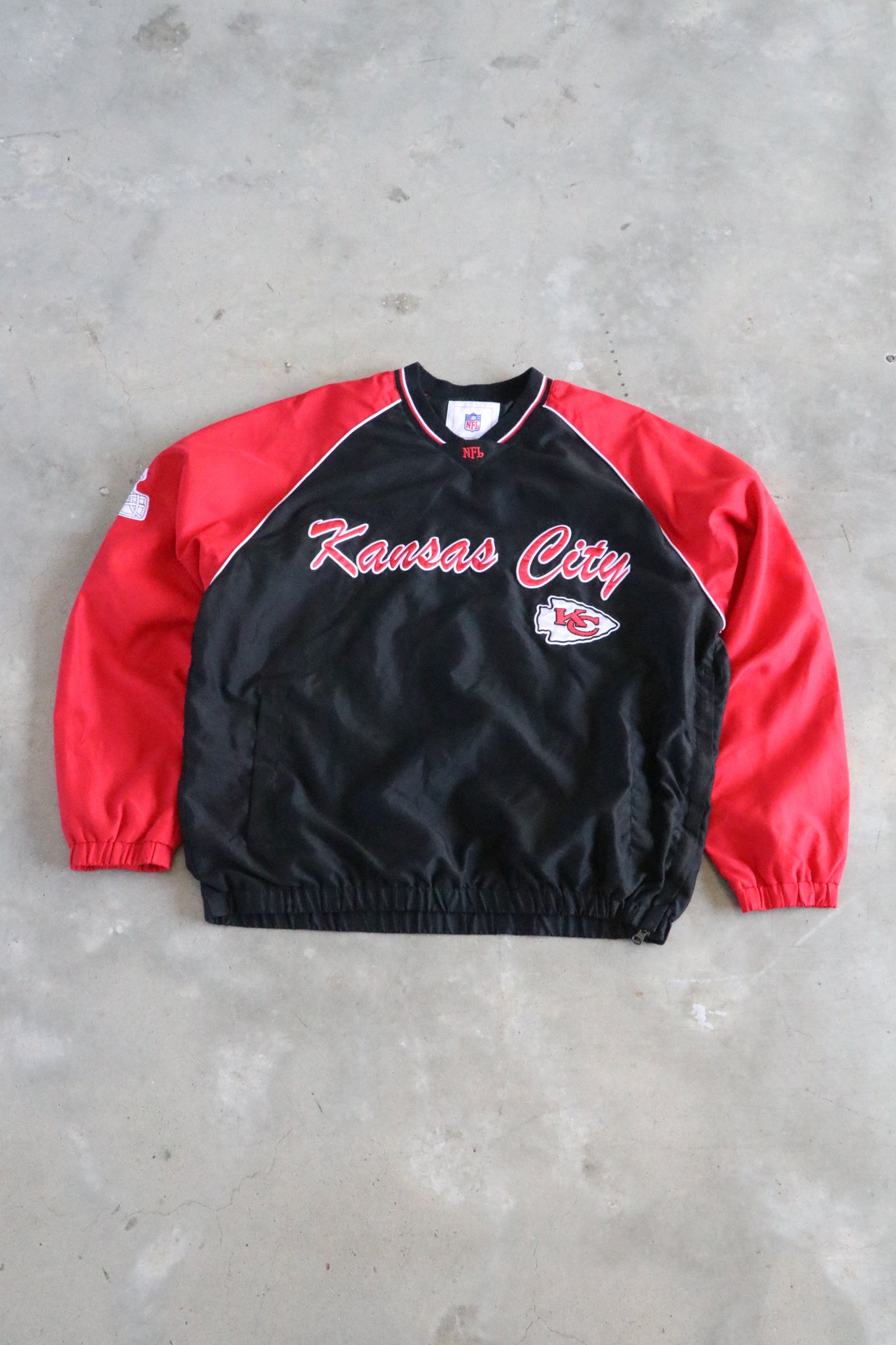 Vintage NFL Kansas City Pullover Jacket Medium
