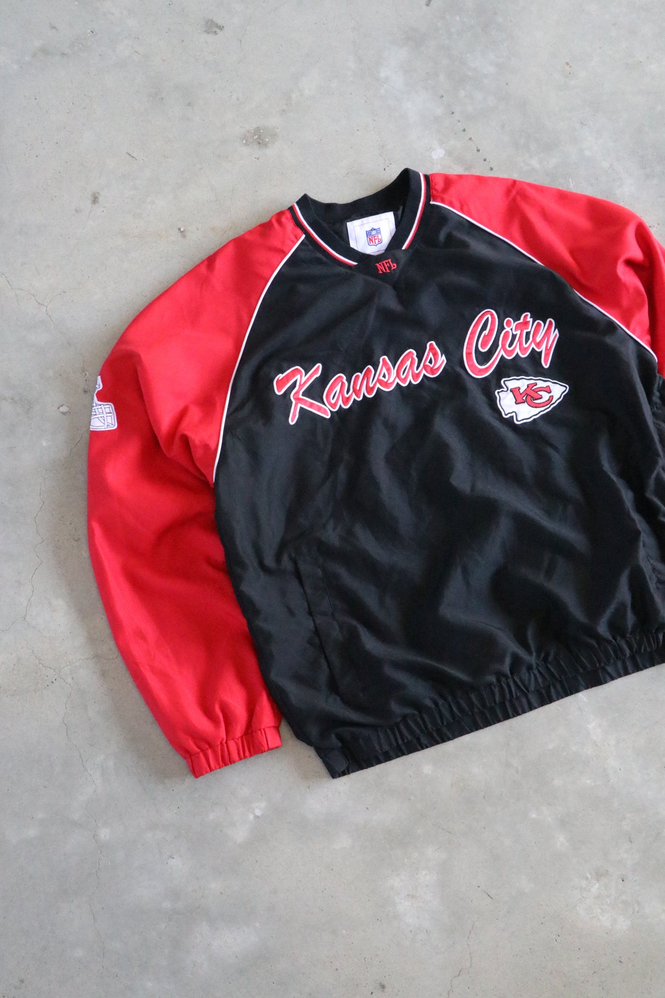 Vintage NFL Kansas City Pullover Jacket Medium