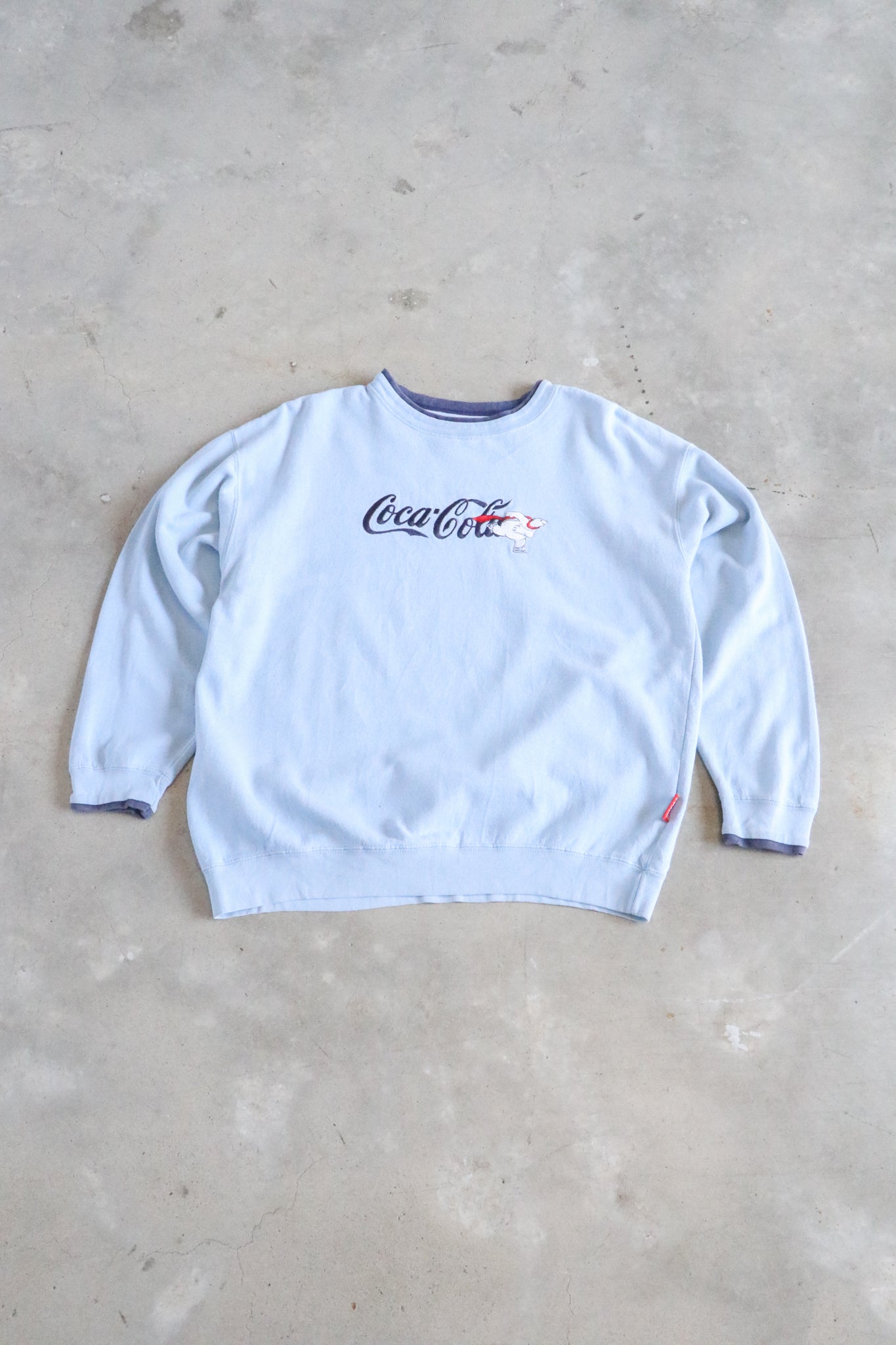 Vintage Coca Cola Embroided Sweater Large