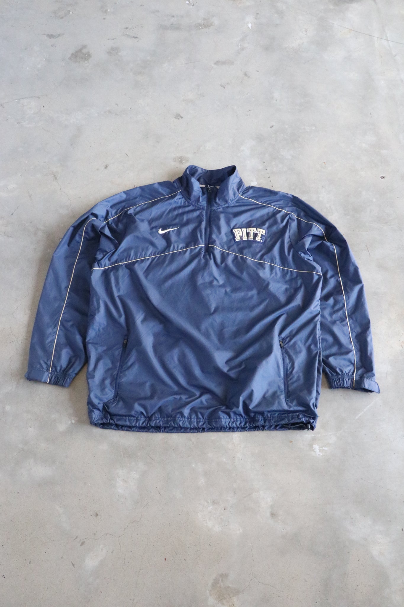 Vintage Nike Pitt University 1/4 Zip Jacket Large