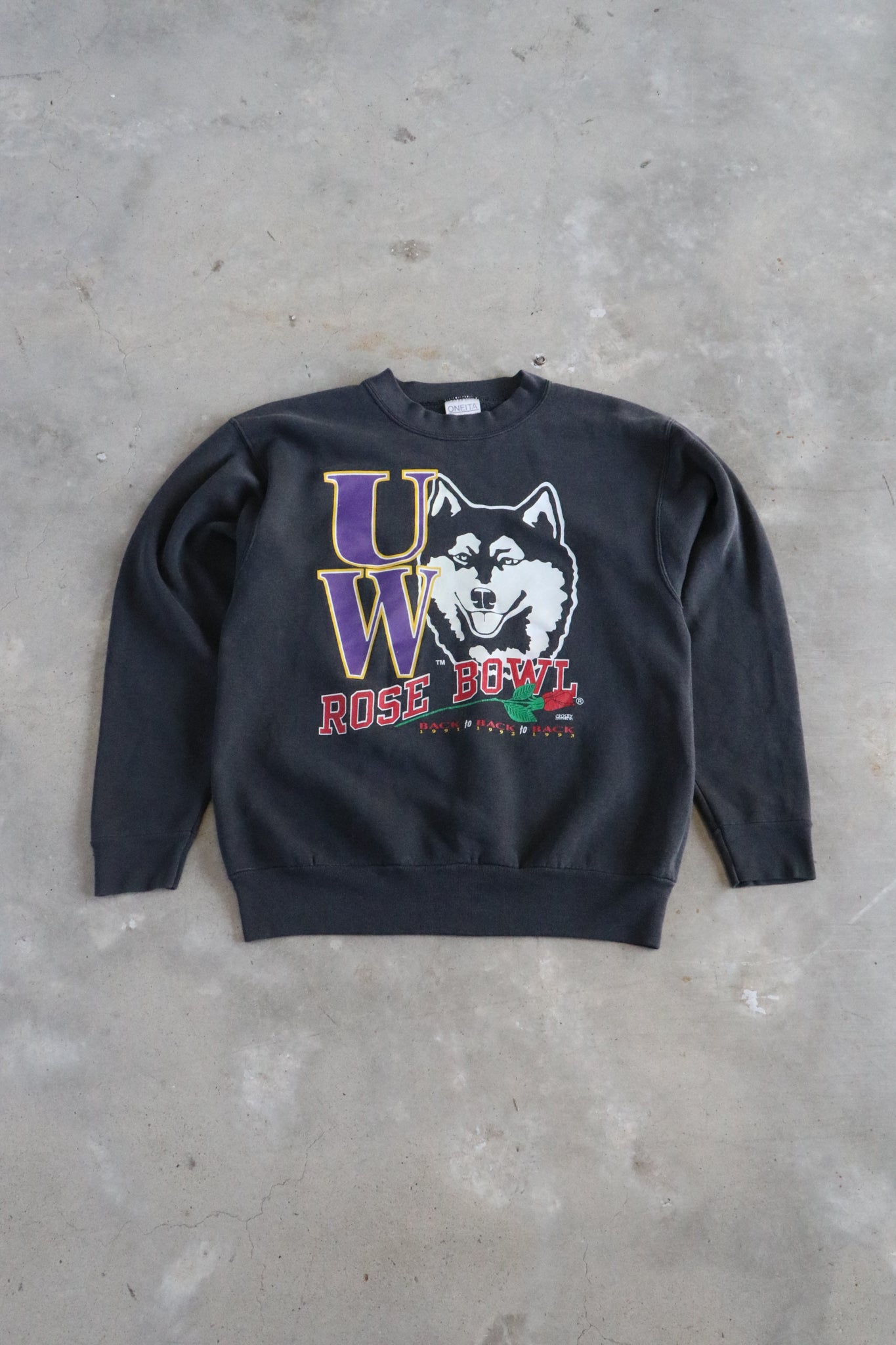 Vintage 1993 University of Washington Sweater Small