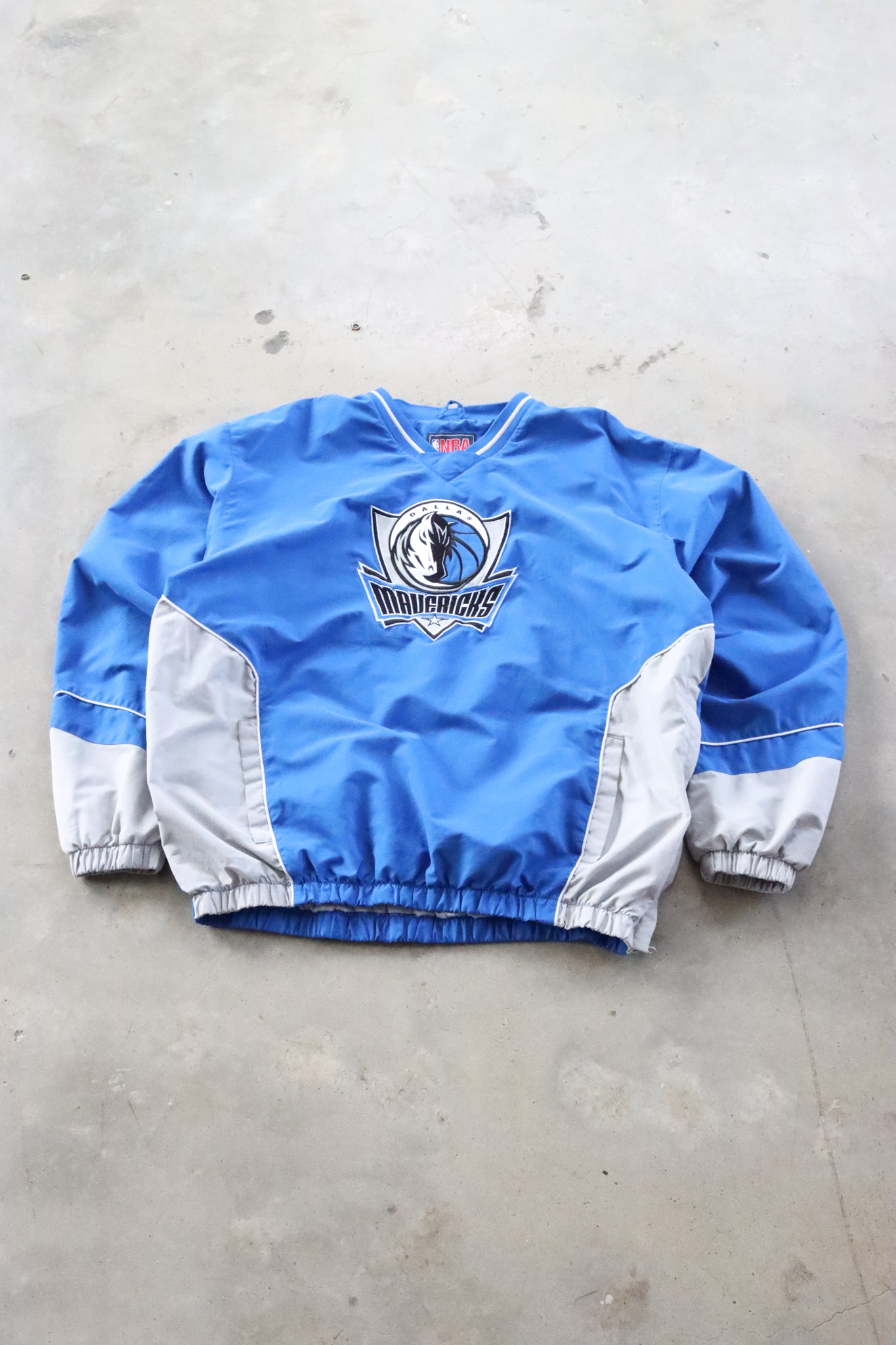 Vintage Dallas Mavericks Pullover Jacket XL
