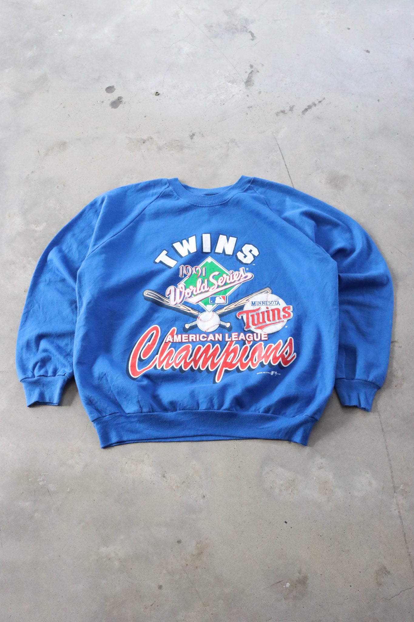 Vintage 1991 Minnesota Twins Sweater Medium