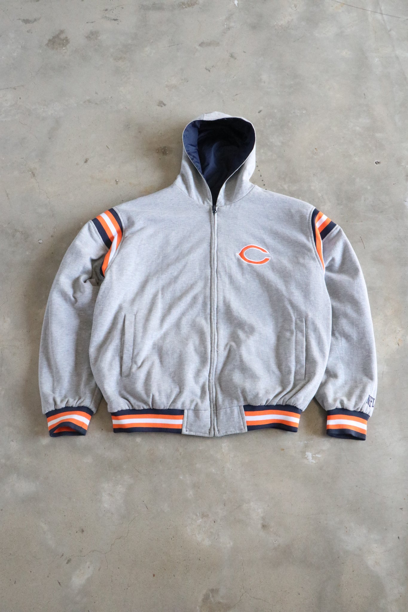 Vintage NFL Chicago Bears Reversible Jacket Large